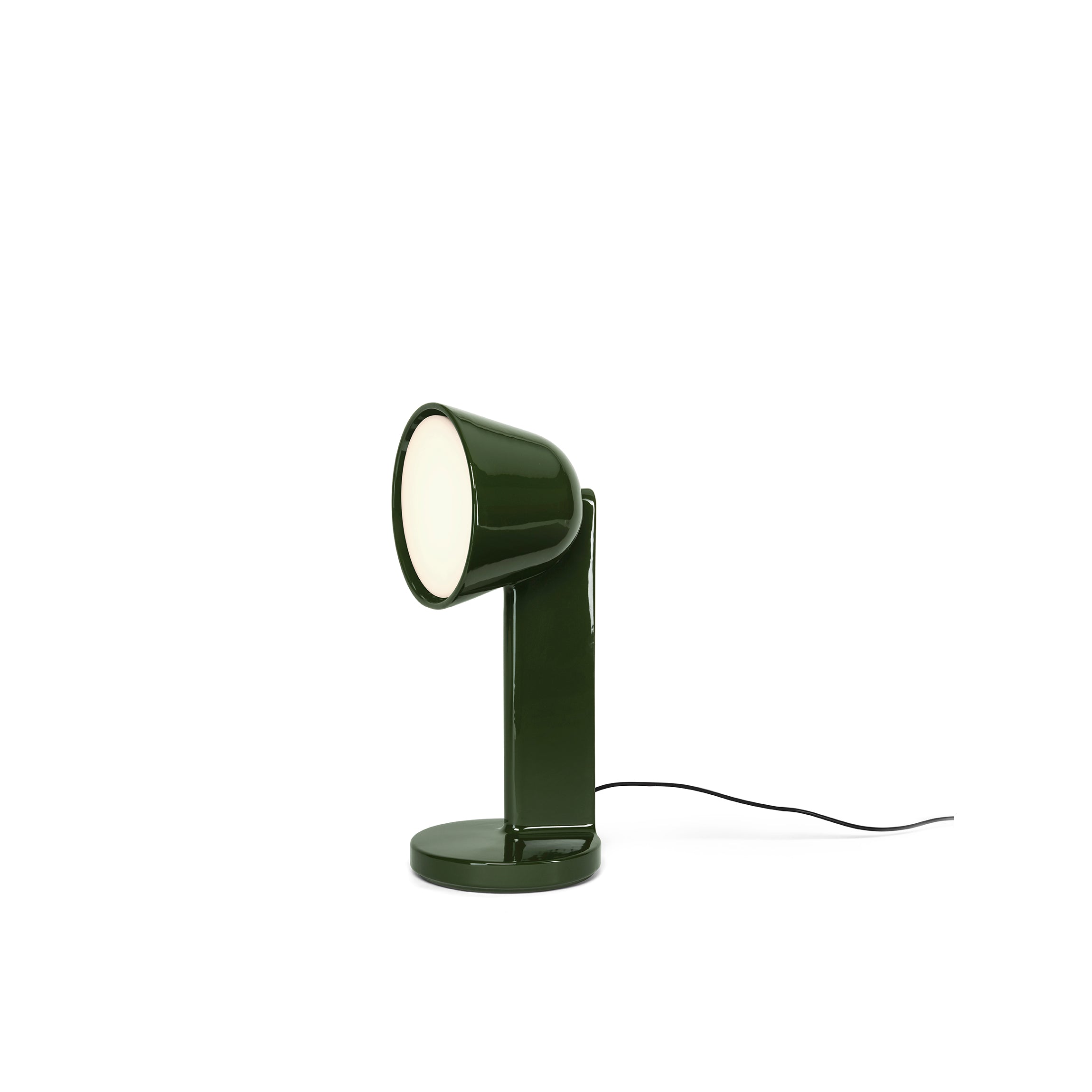 Ceramic Table Lamp Dark Green
