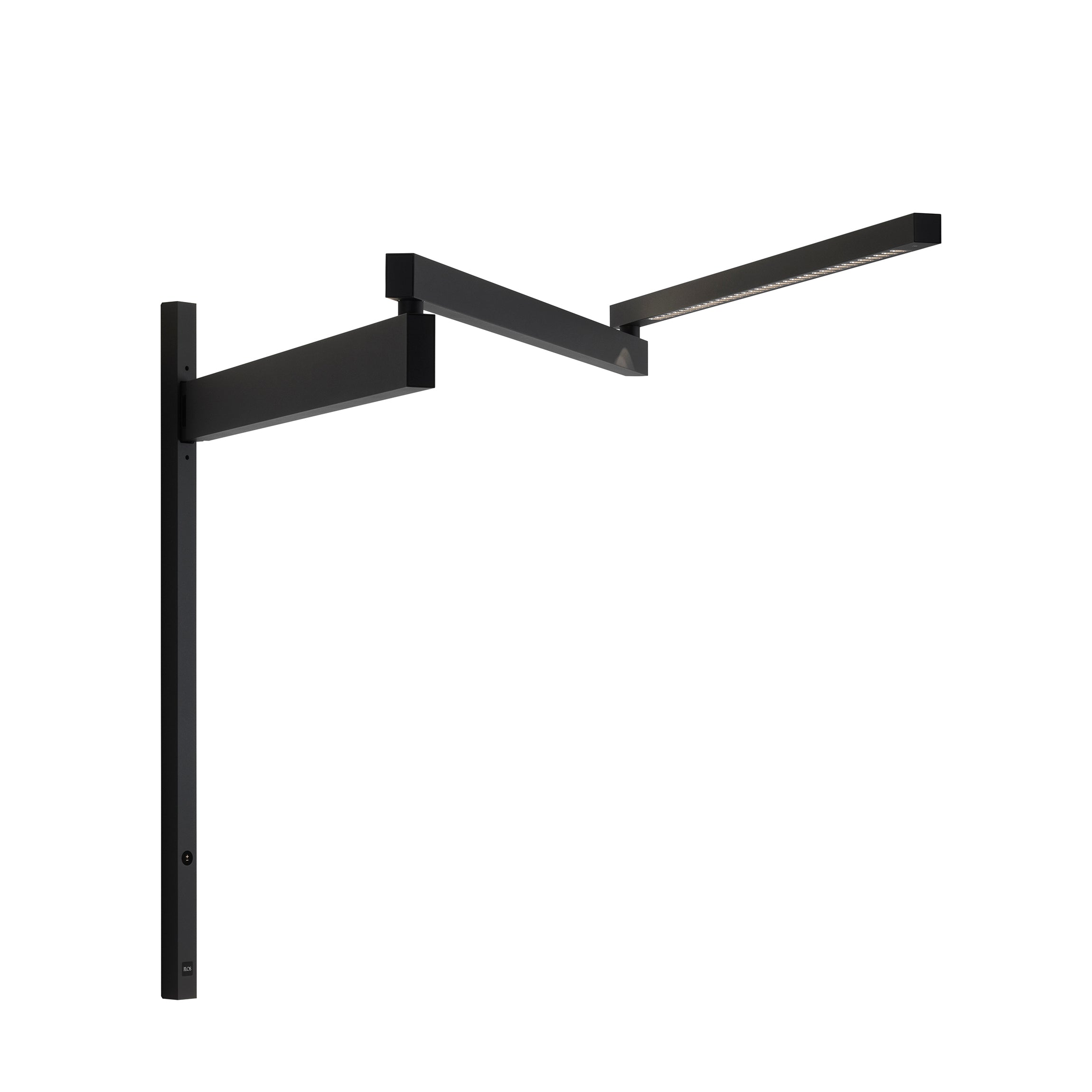 BLACK FLAG PRO Wall Lamp with Arm Black