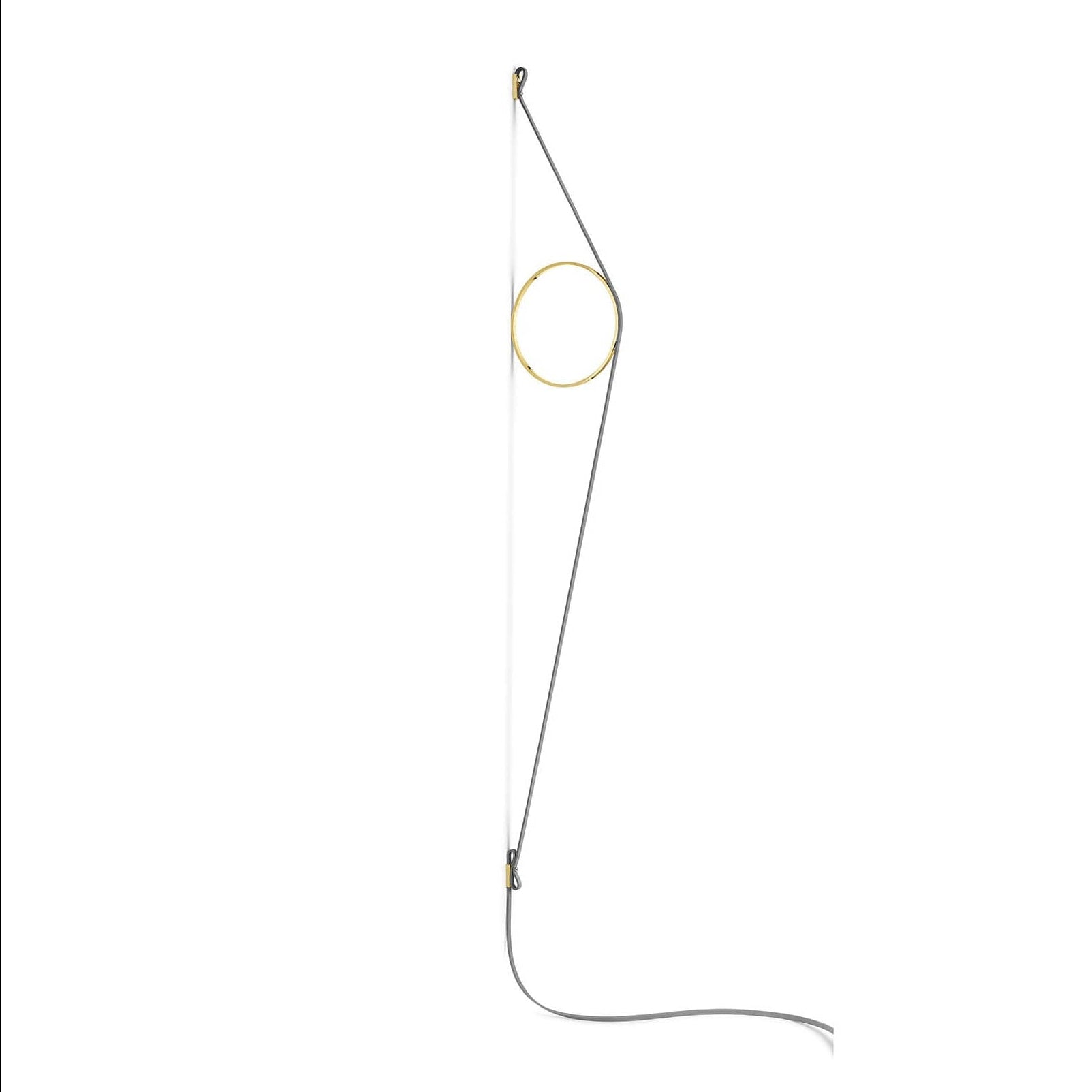 WIRERING Wall Lamp Gray with Gold