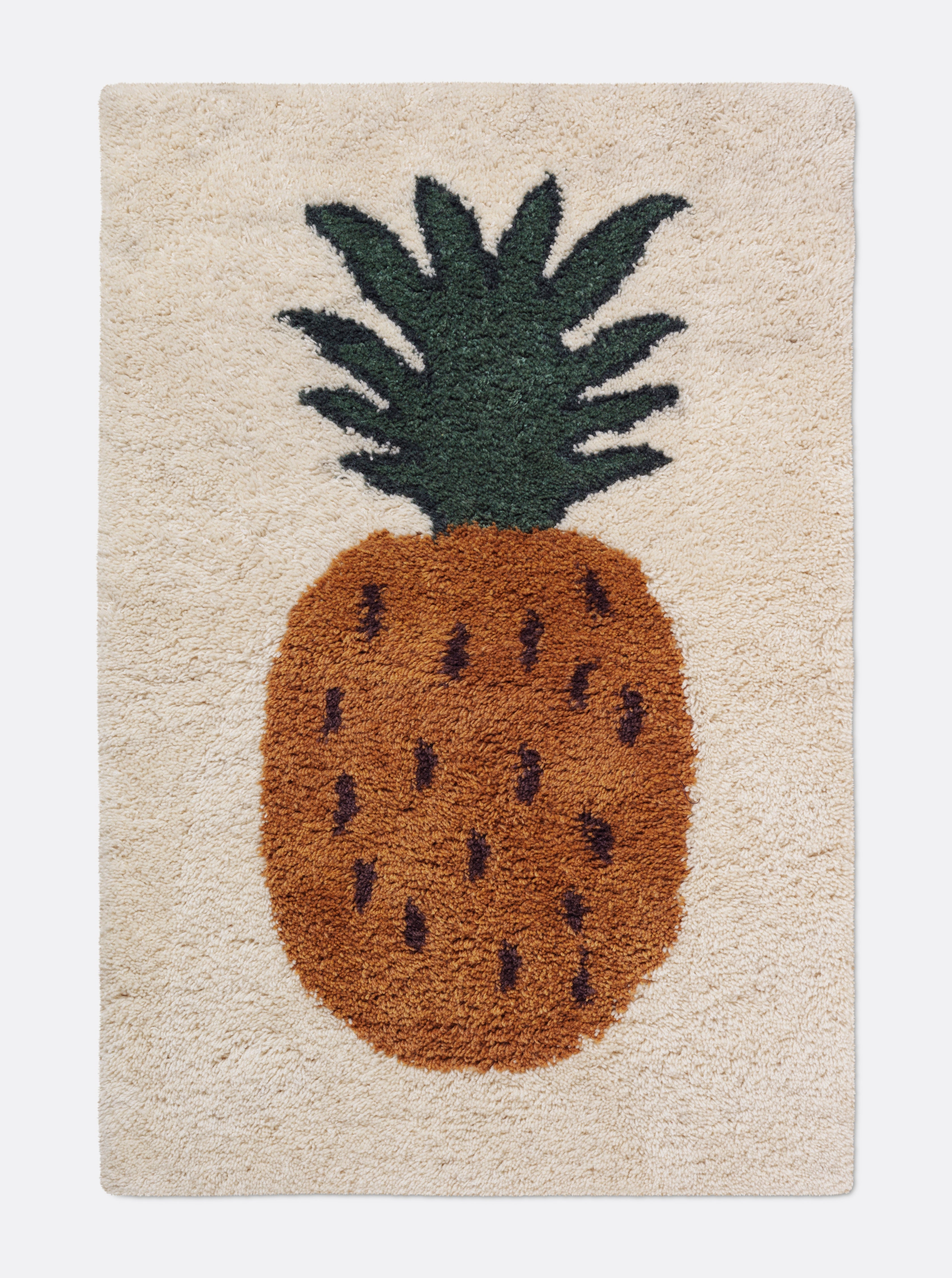Kinderteppich FRUITICANA ANANAS beige
