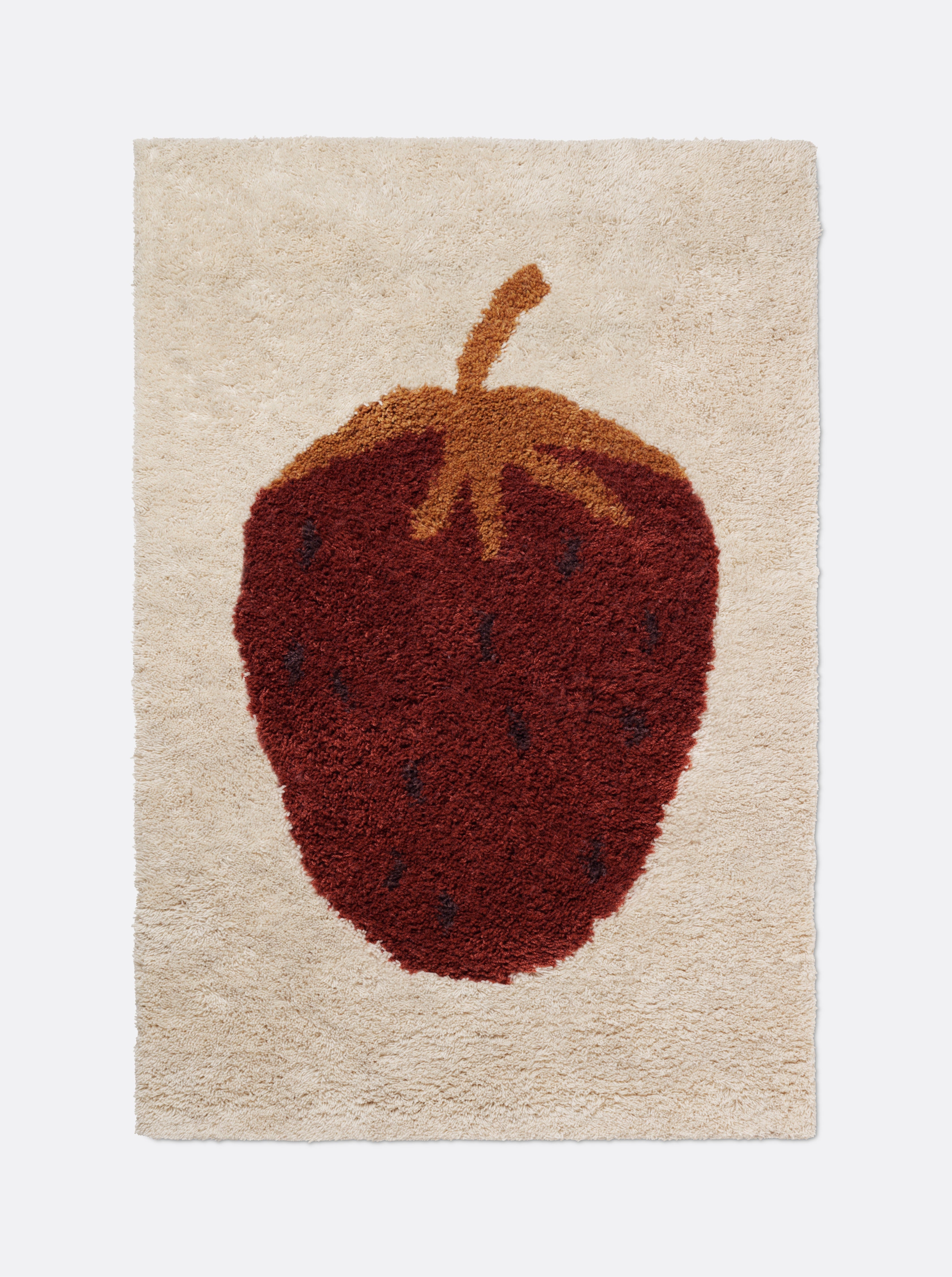 Children's rug FRUITICANA STRAWBERRY beige