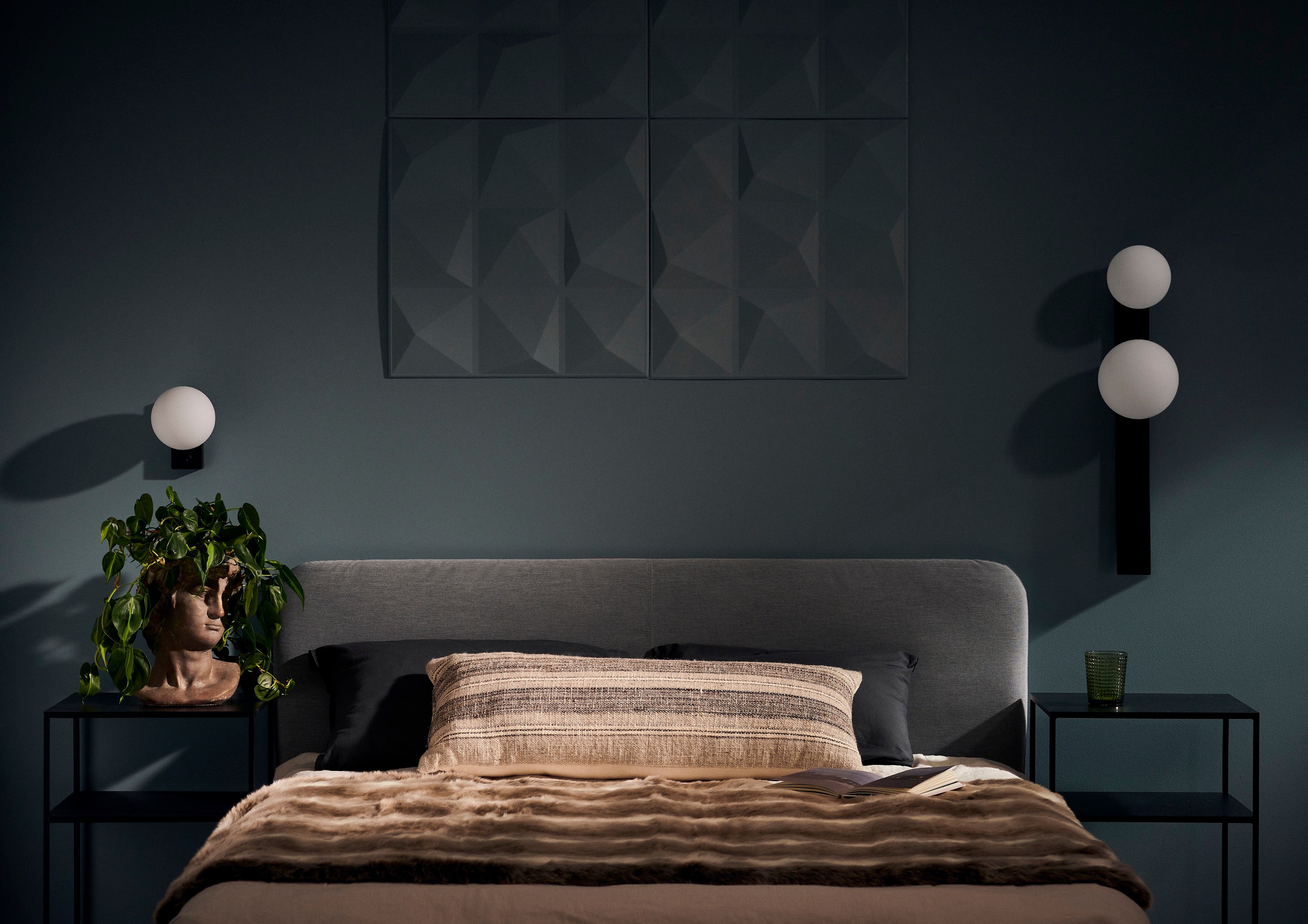 GIGI six-point ceiling lamp black