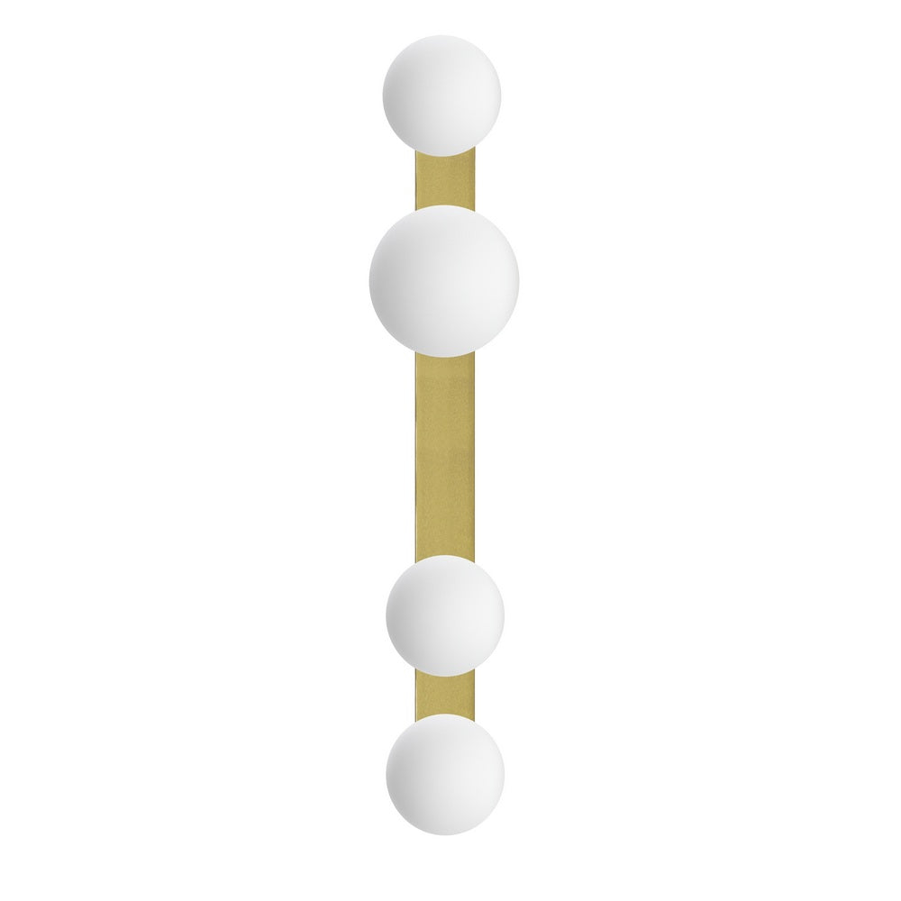 Four-point ceiling lamp GIGI brushed brass