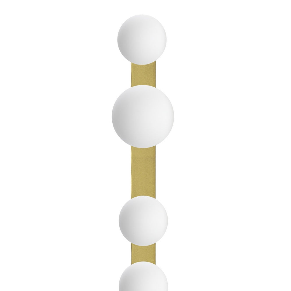 Six-point ceiling lamp GIGI brushed brass