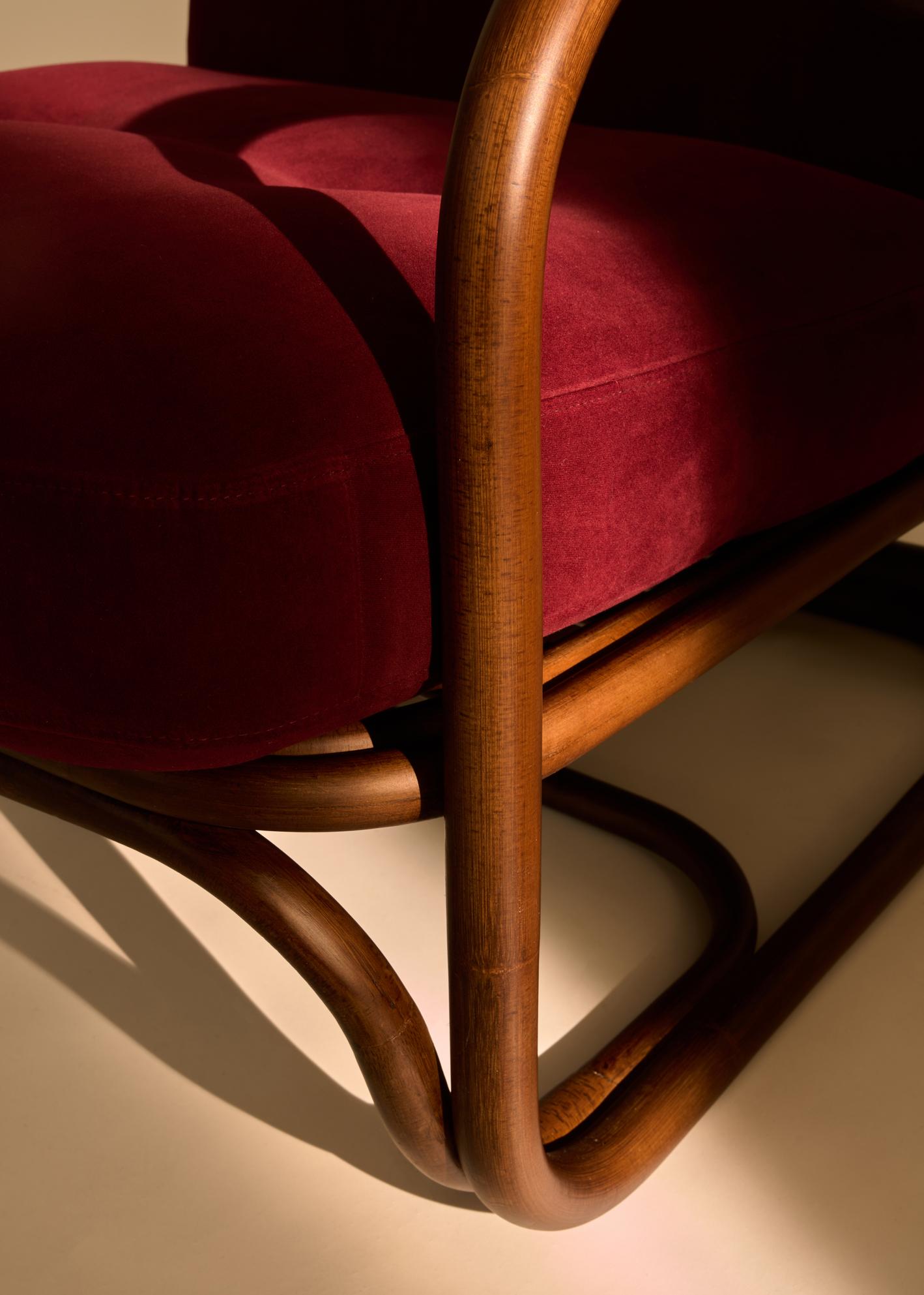 Sessel POLTRONA TRIA gepolstert