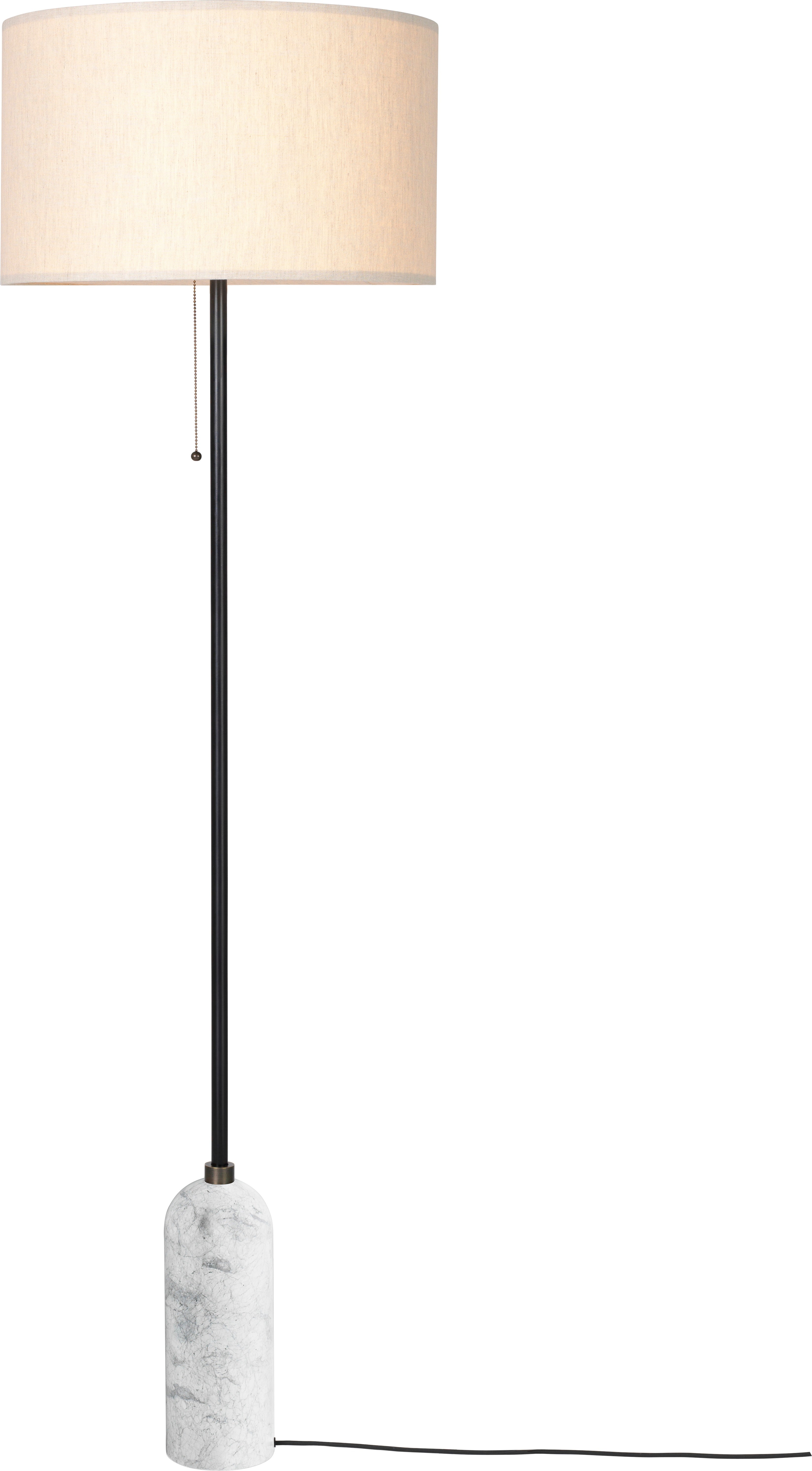 Stehlampe GRAVITY weißer Marmor