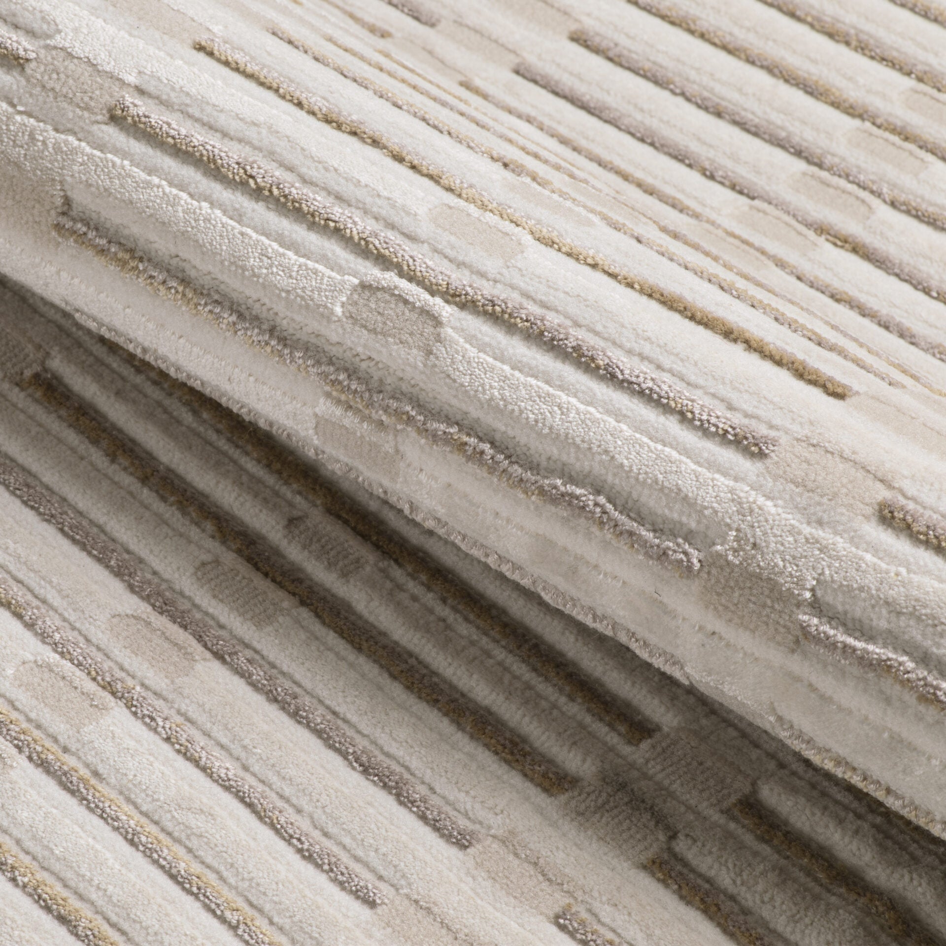 Beige Beige Teppich