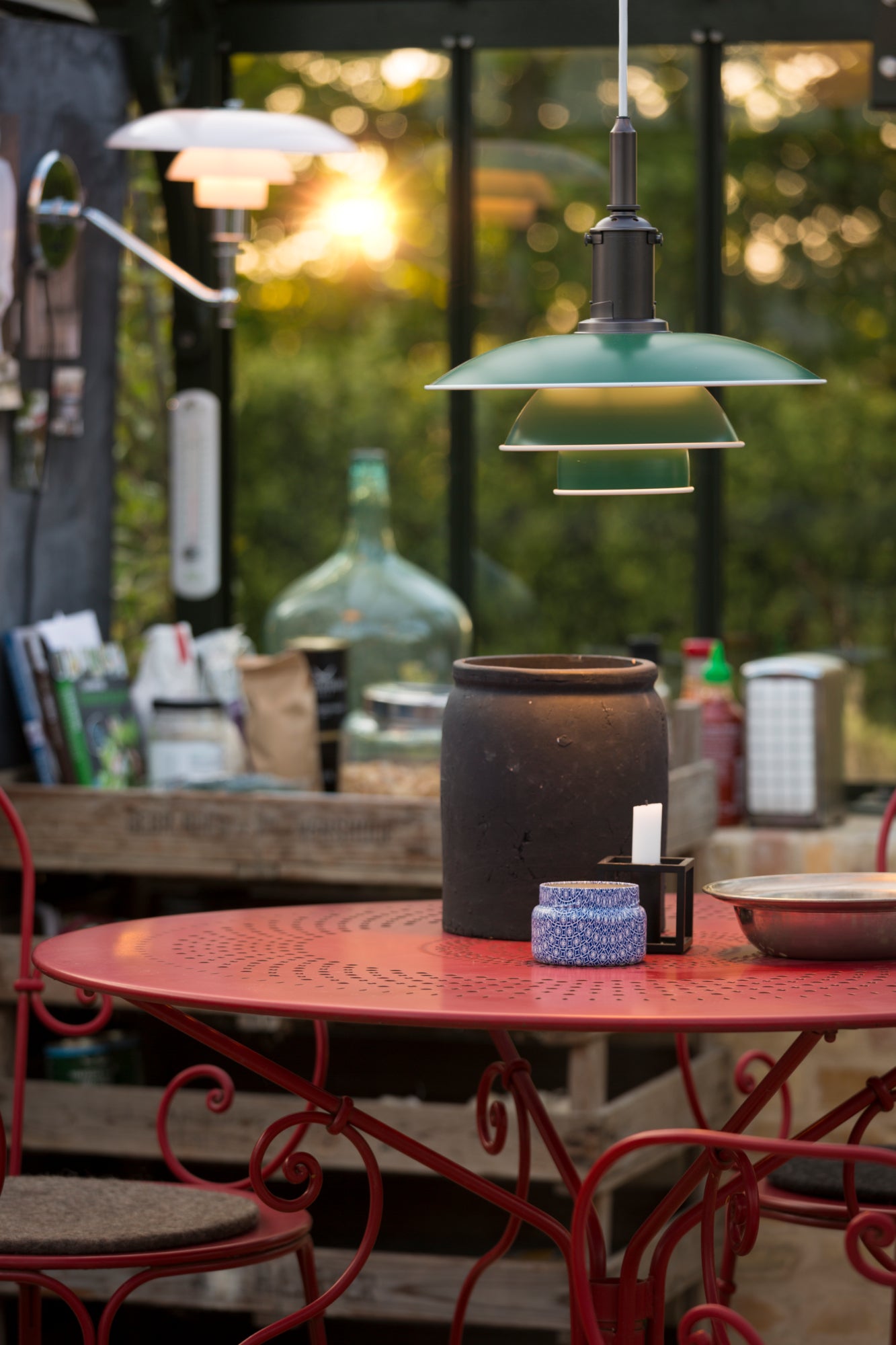 Pendelleuchte PH 3½-3 grün