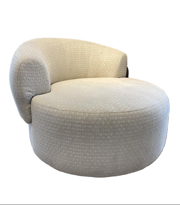 SALEM beige swivel armchair - display model