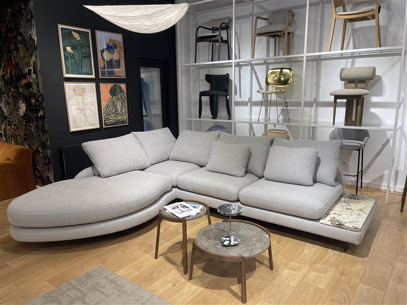 Ecksofa DUMBO grau - Ausstellungsstück