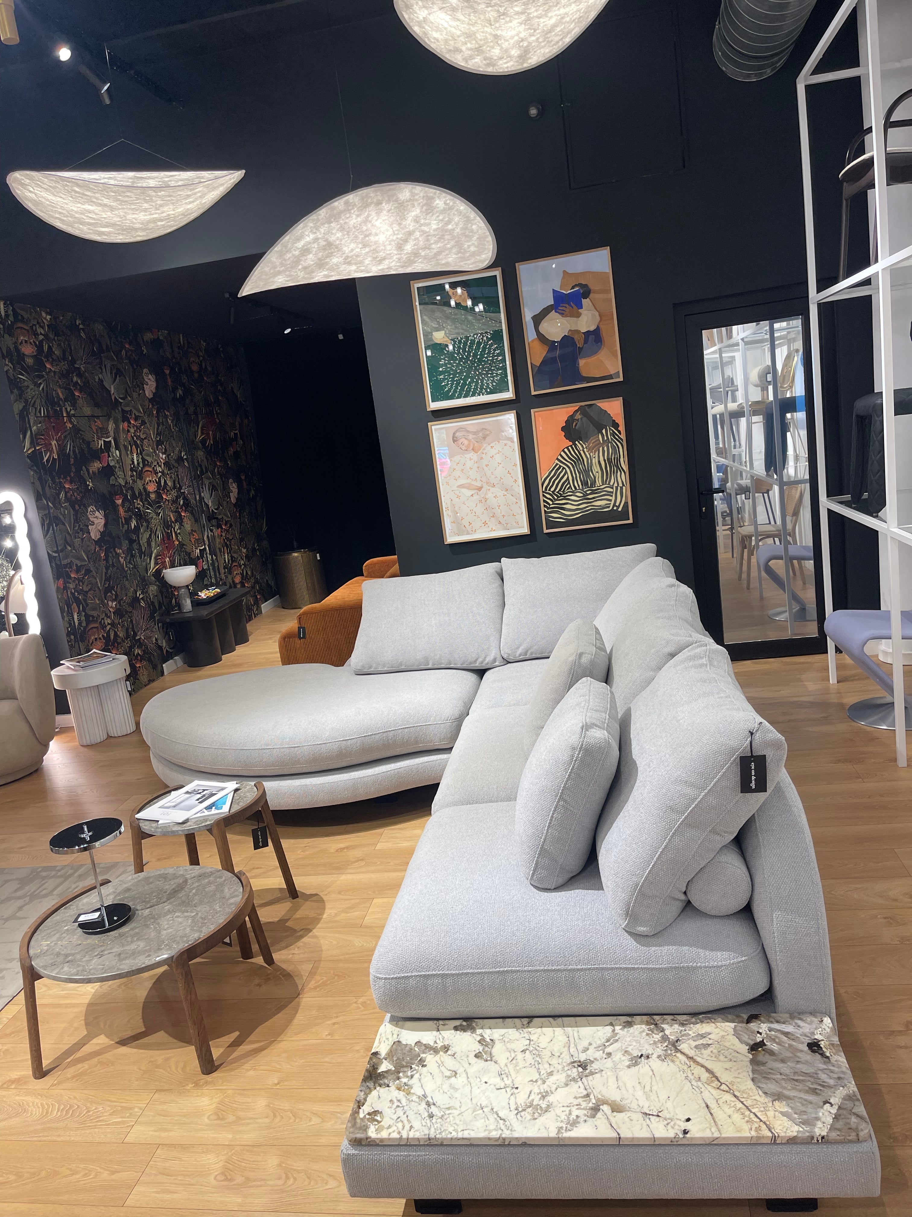 Ecksofa DUMBO grau - Ausstellungsstück