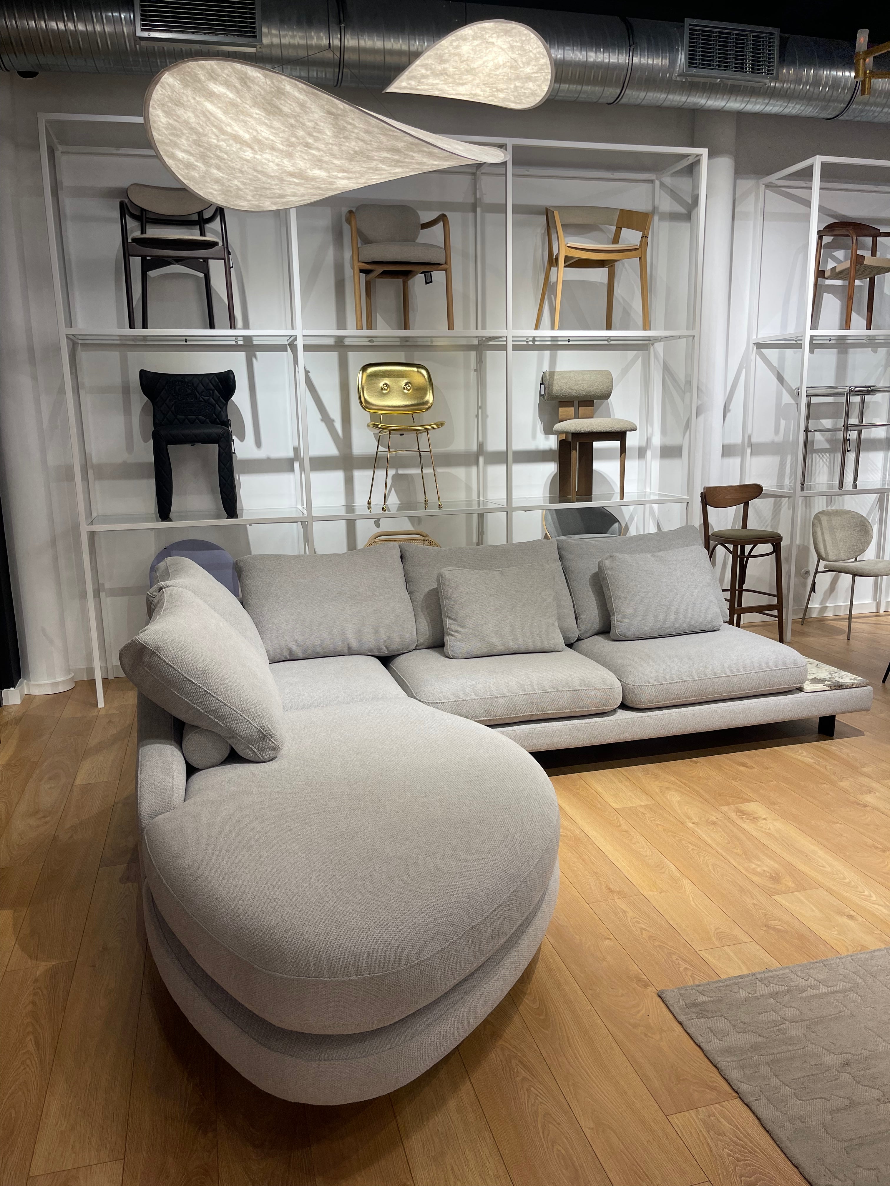 Ecksofa DUMBO grau - Ausstellungsstück