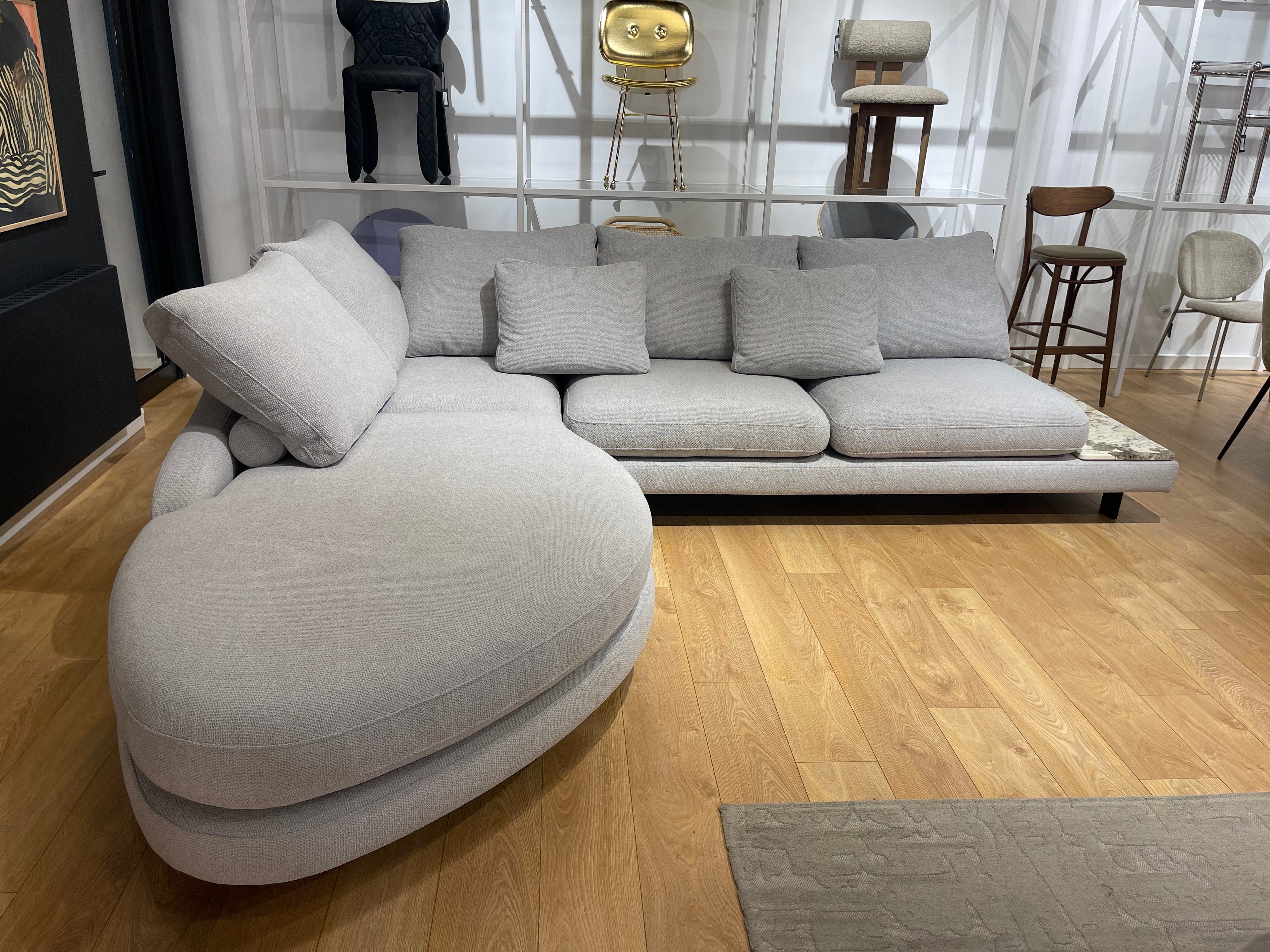 Ecksofa DUMBO grau - Ausstellungsstück