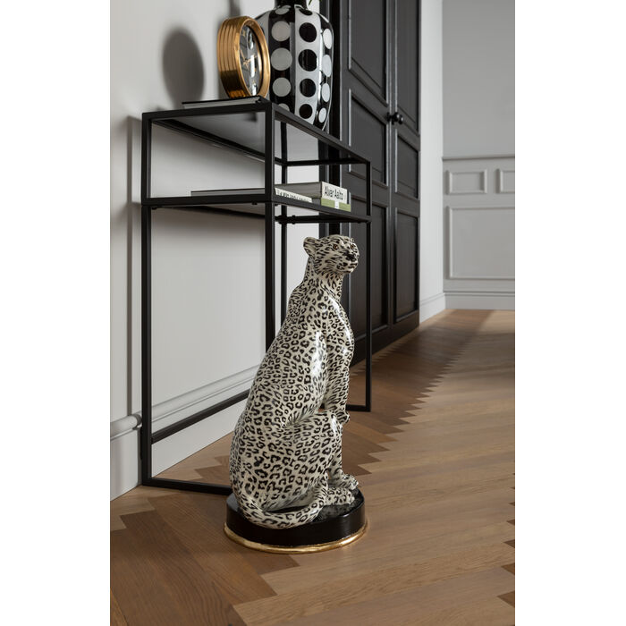 Black loft console