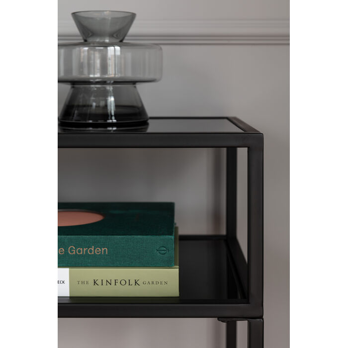 Black loft console