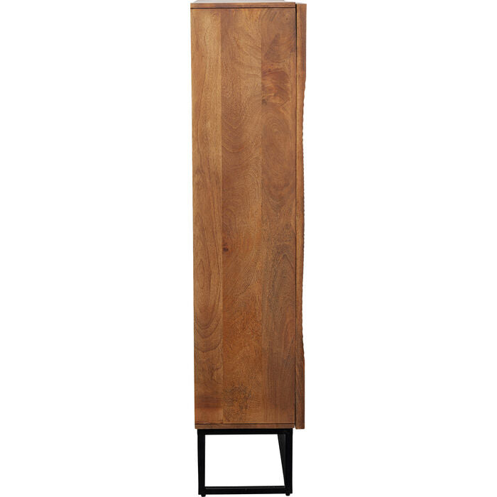 Madeira Garderobe Massivholz mit einer schwarzen Basis