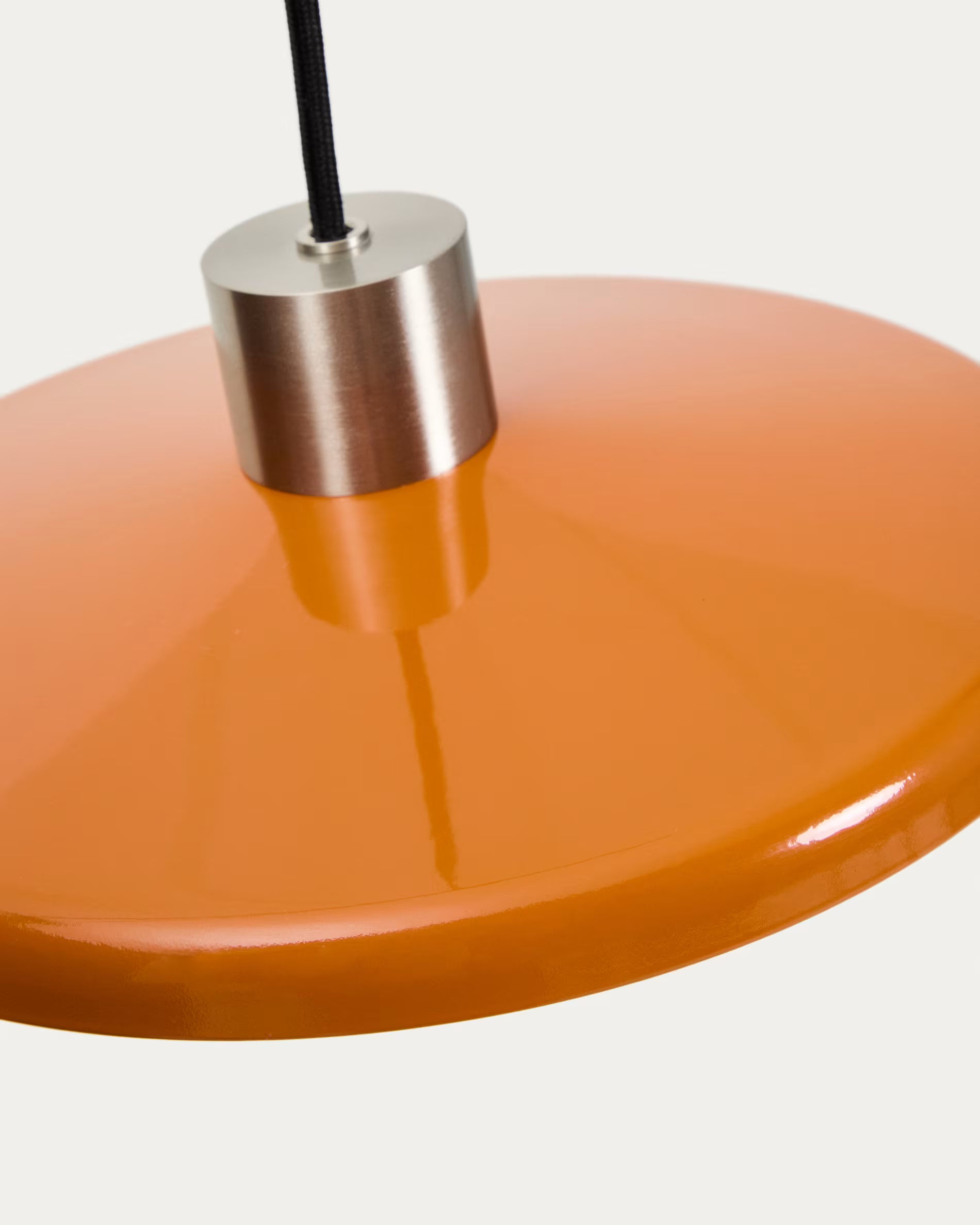 NUVIRA pendant lamp orange with silver