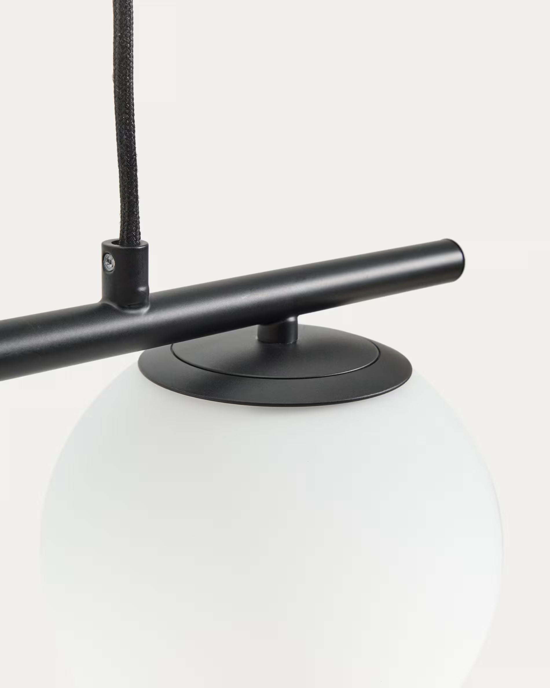 Three-point pendant lamp BRISIA black