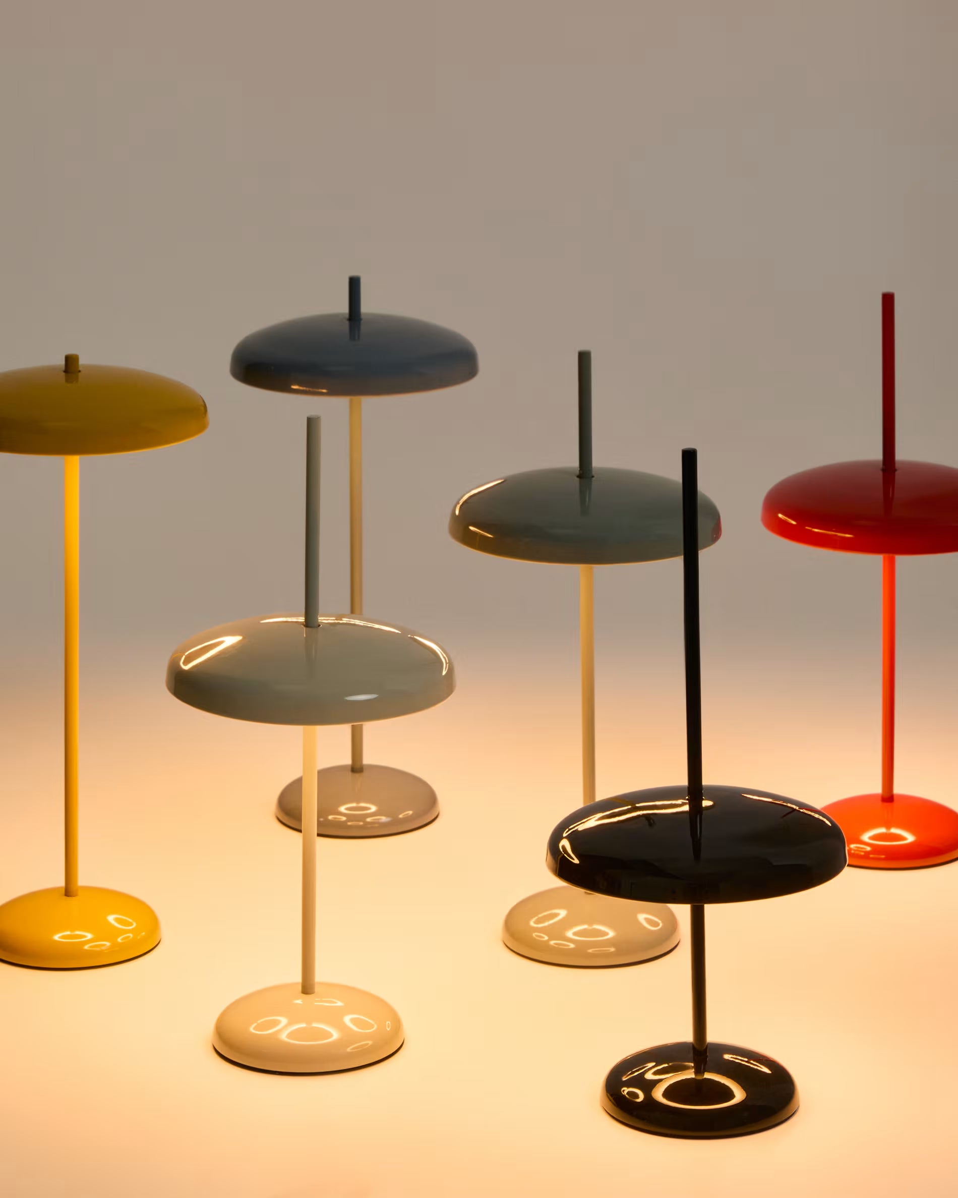 Portable lamp PORTE red