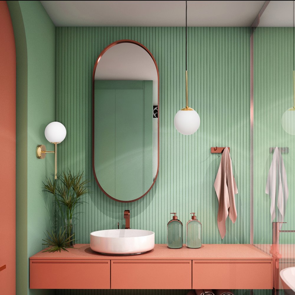 LAMIA gold pendant lamp
