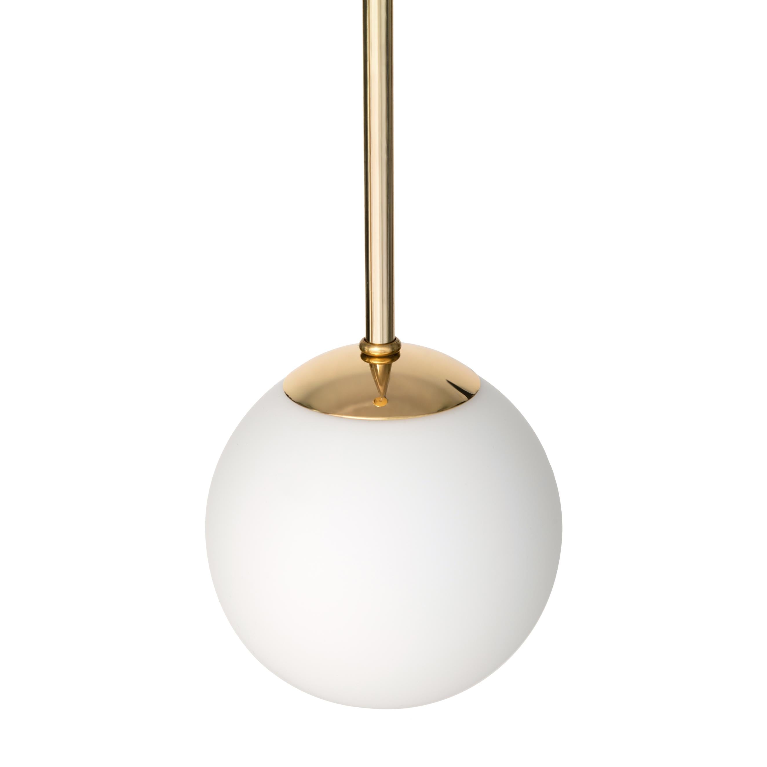 Dreipunktige Pendelleuchte LAMIA gold