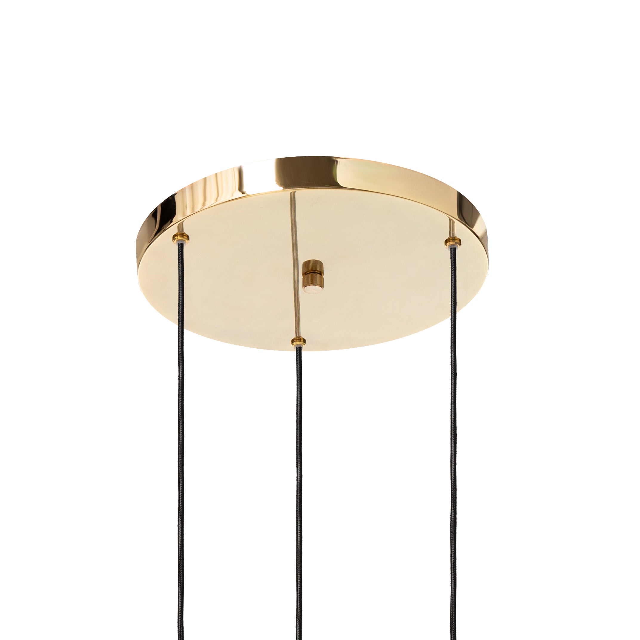 Dreipunktige Pendelleuchte LAMIA gold