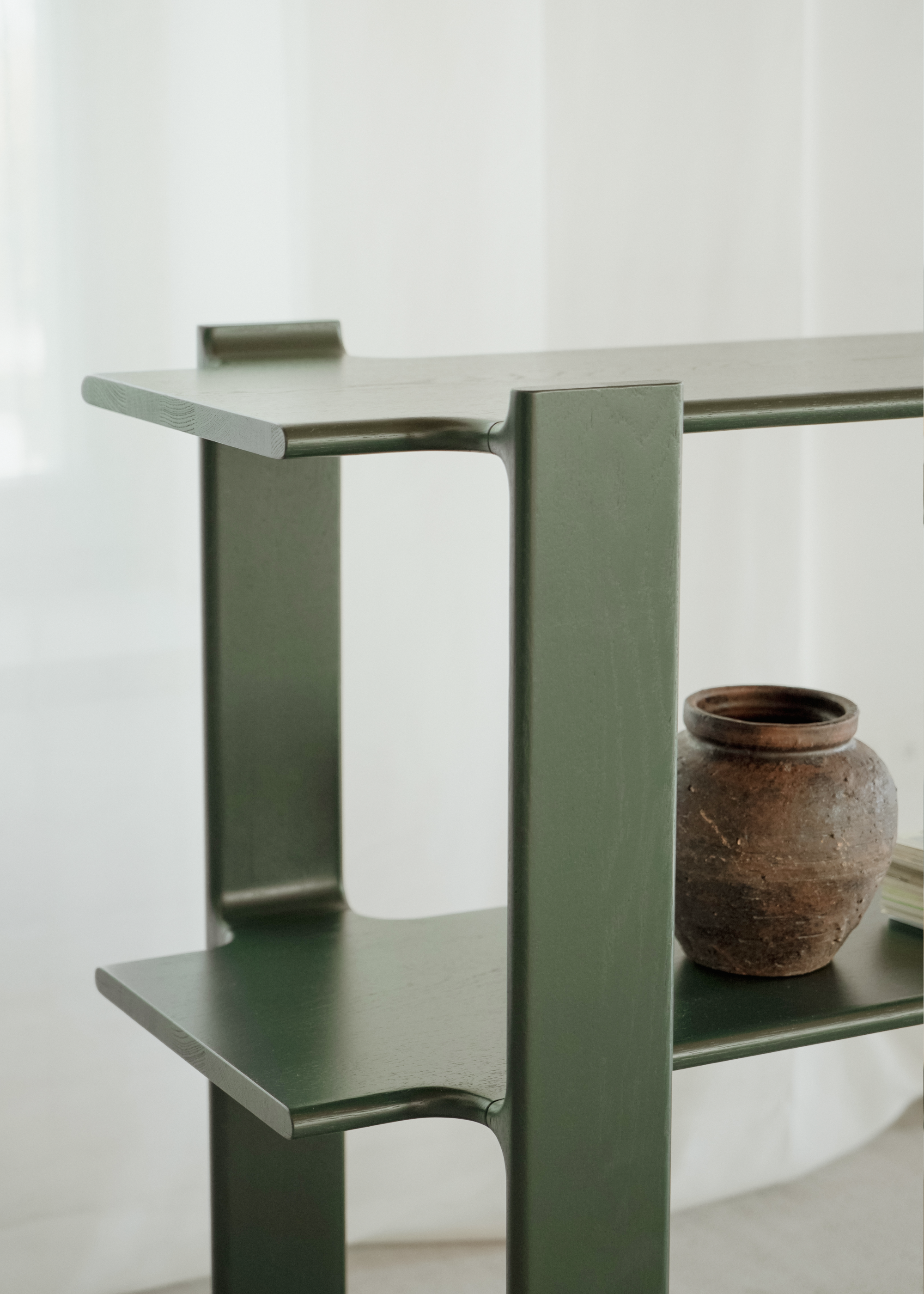 LIGO DUO Shelf dark oak wood