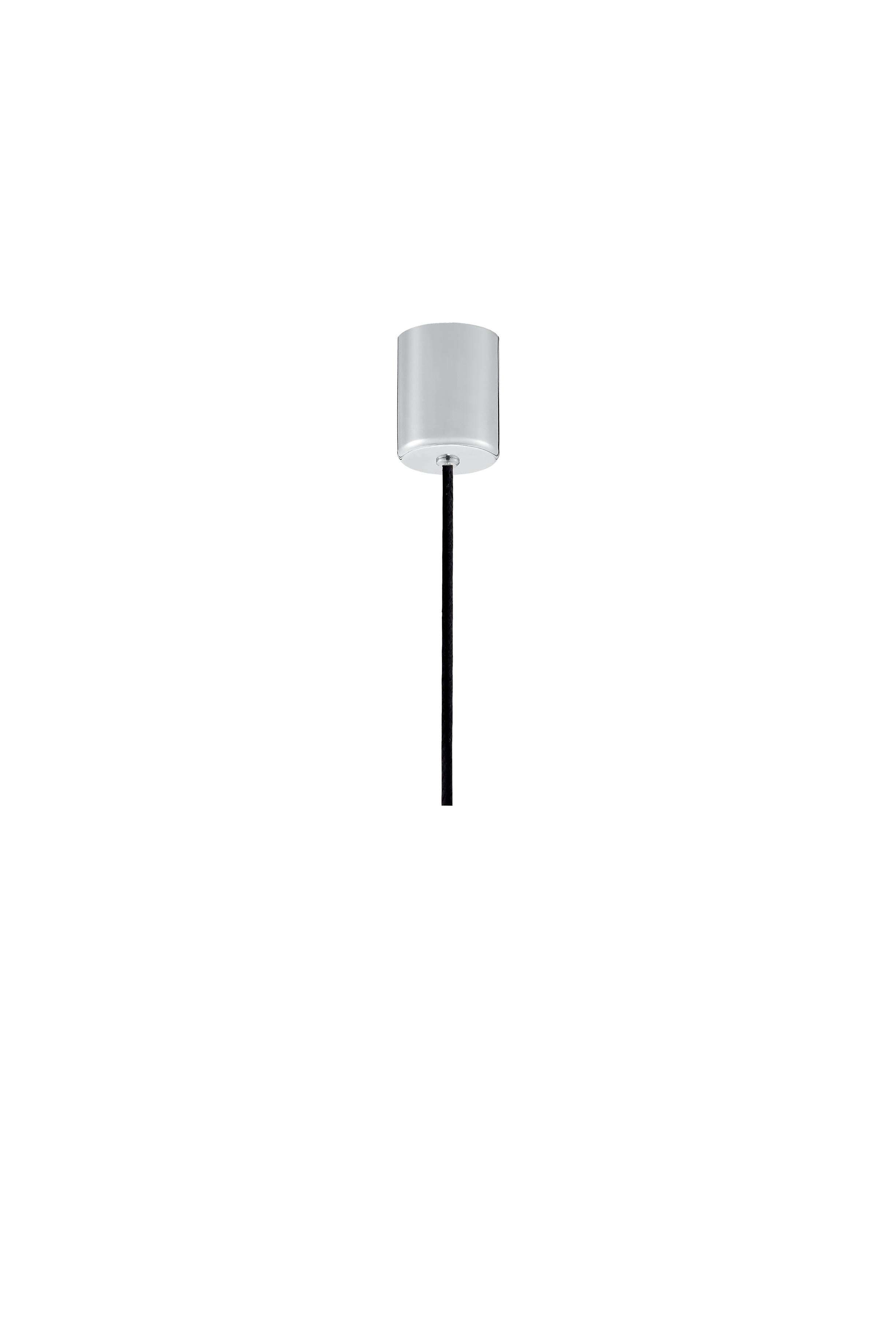 Pendelleuchte LONGIS IV transparent mit glänzendem Chrom