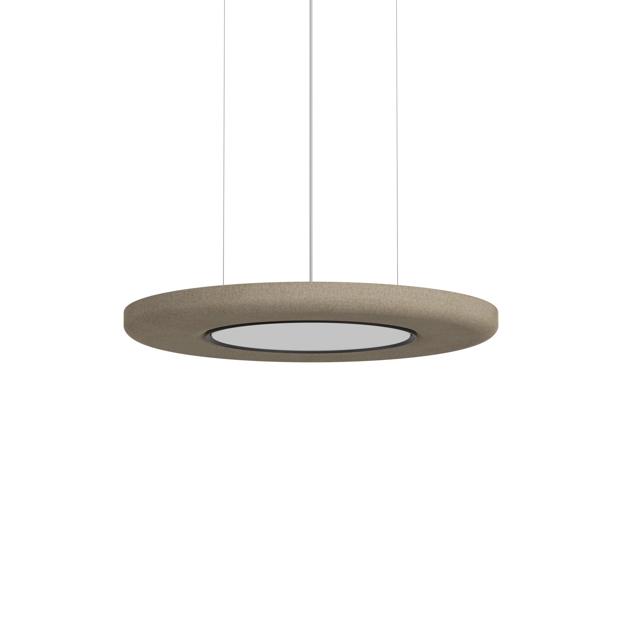 LP SLIM ACOUSTIC pendant lamp with black rim