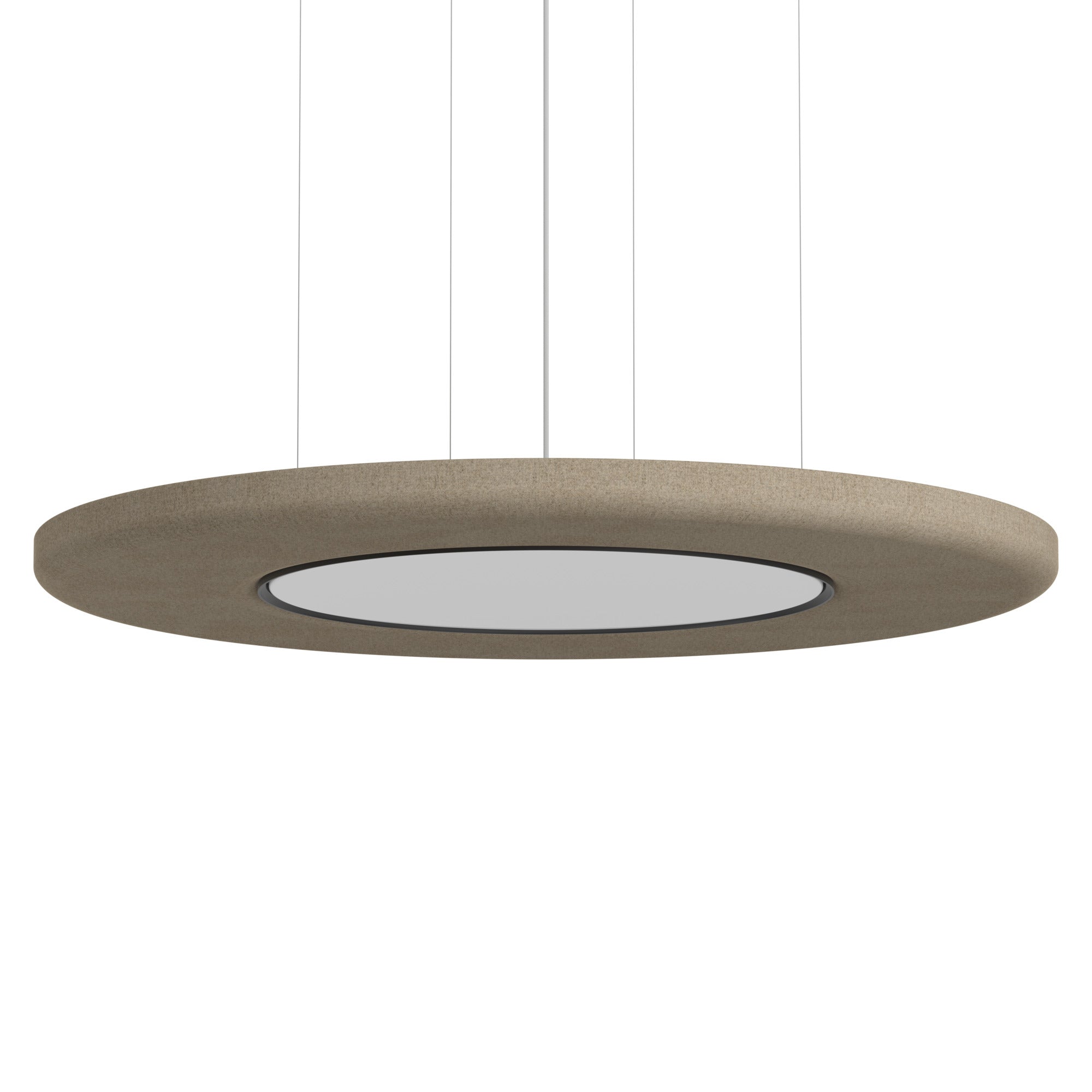 LP SLIM ACOUSTIC pendant lamp with black rim
