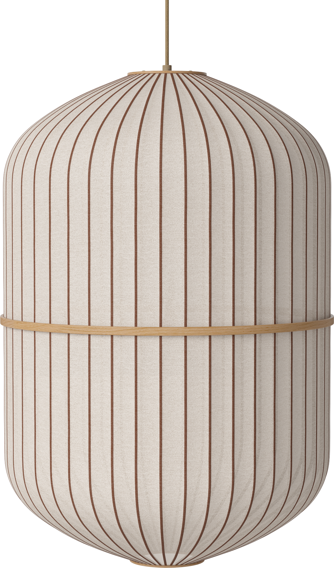 Lucén beige hanging lamp