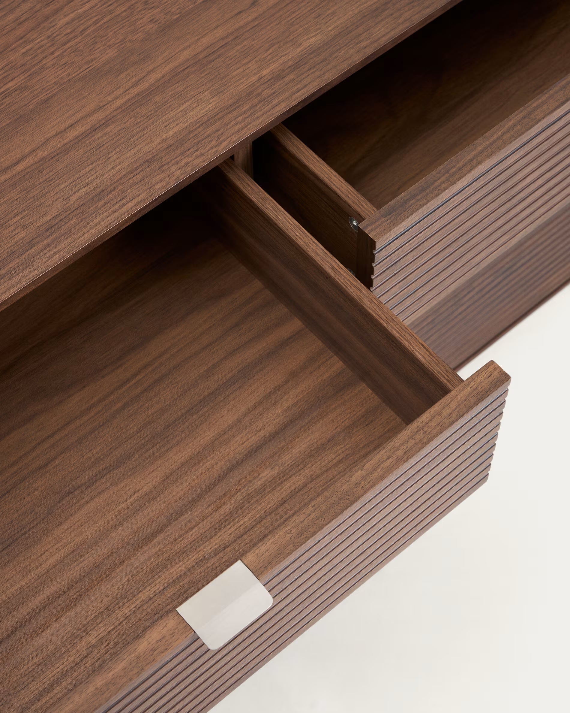 NORLEN Chest of Drawers Dark Brown Walnut Veneer