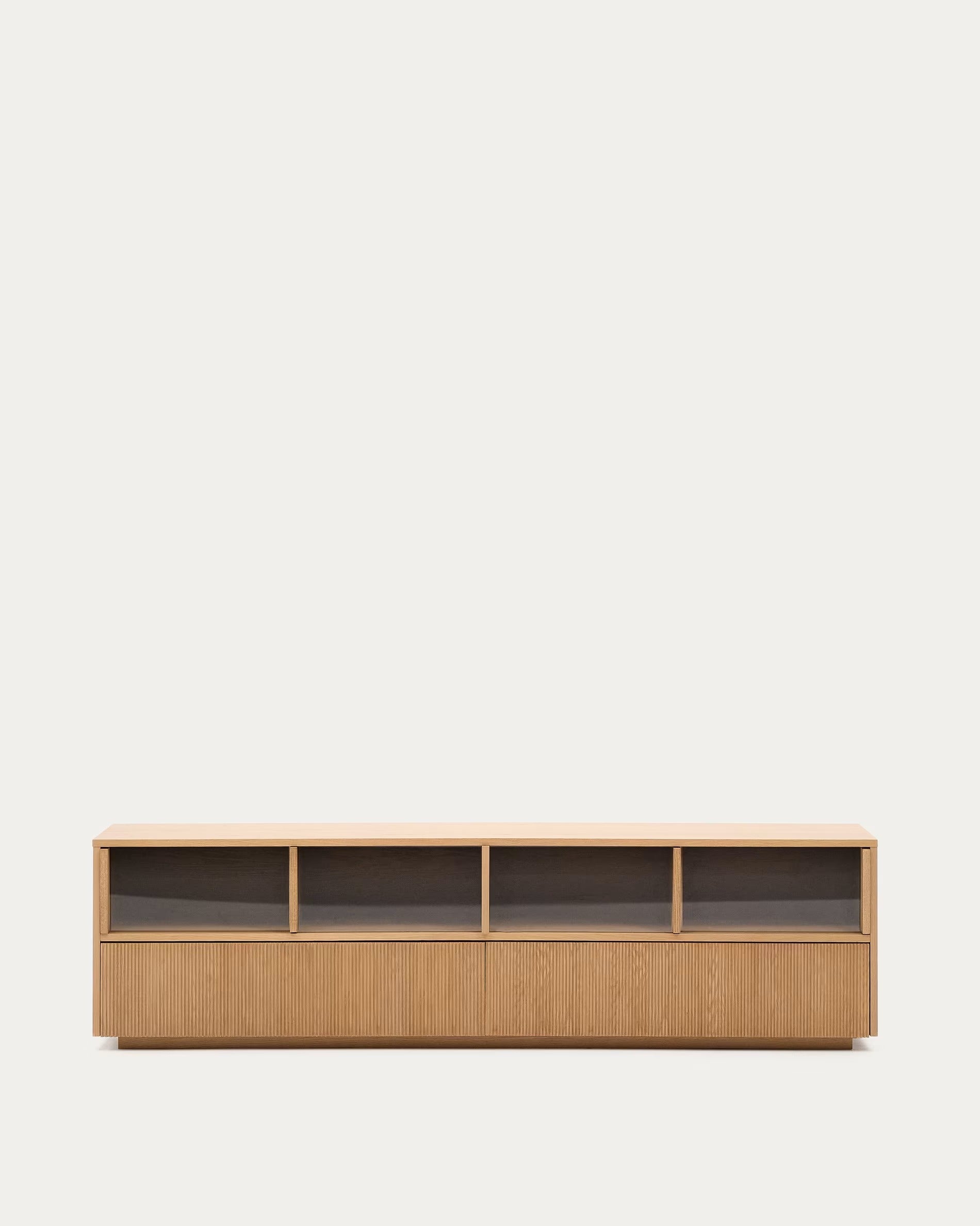 RTV-Sideboard mit zwei Schubladen HELVINE Eichenfurnier
