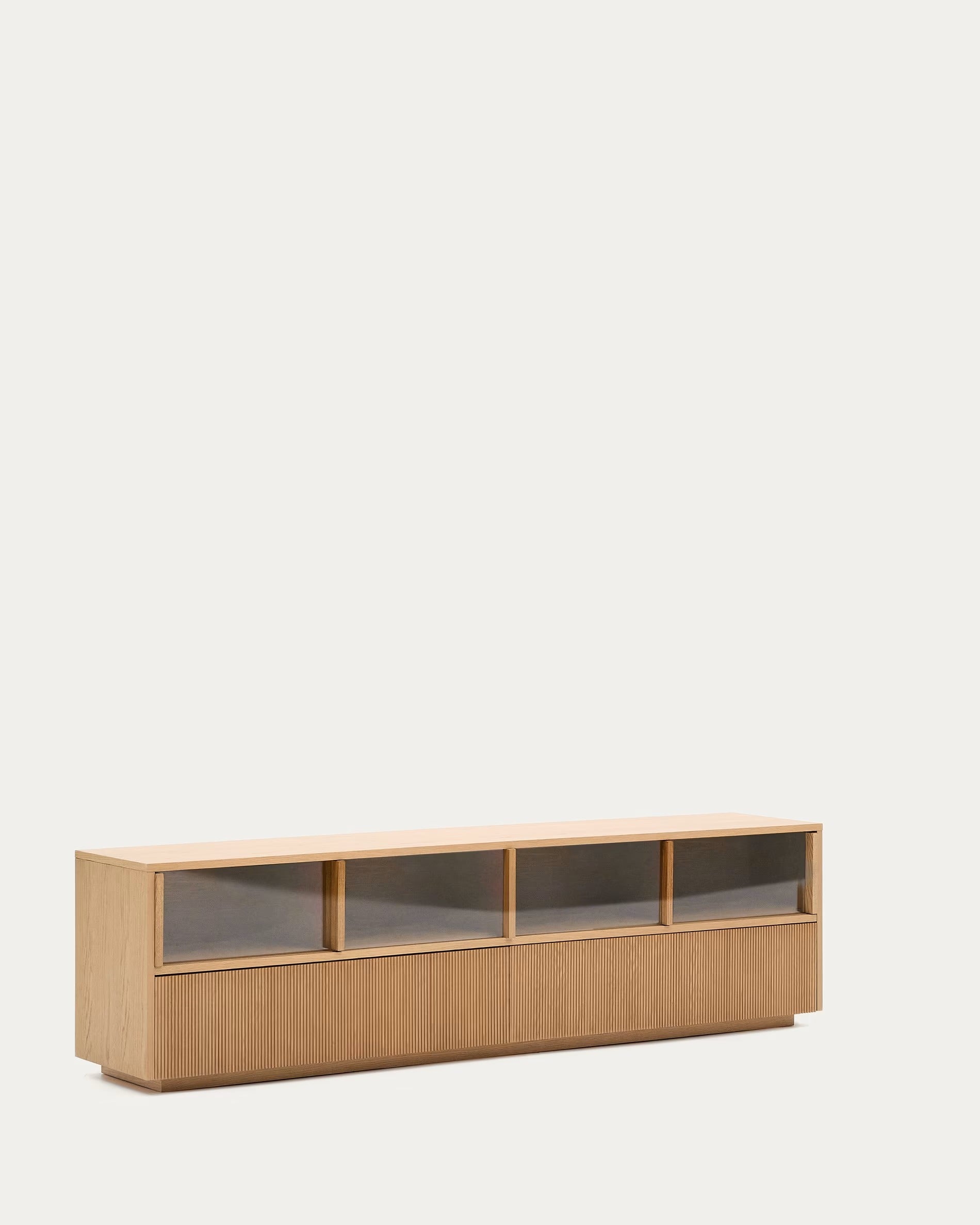 RTV-Sideboard mit zwei Schubladen HELVINE Eichenfurnier