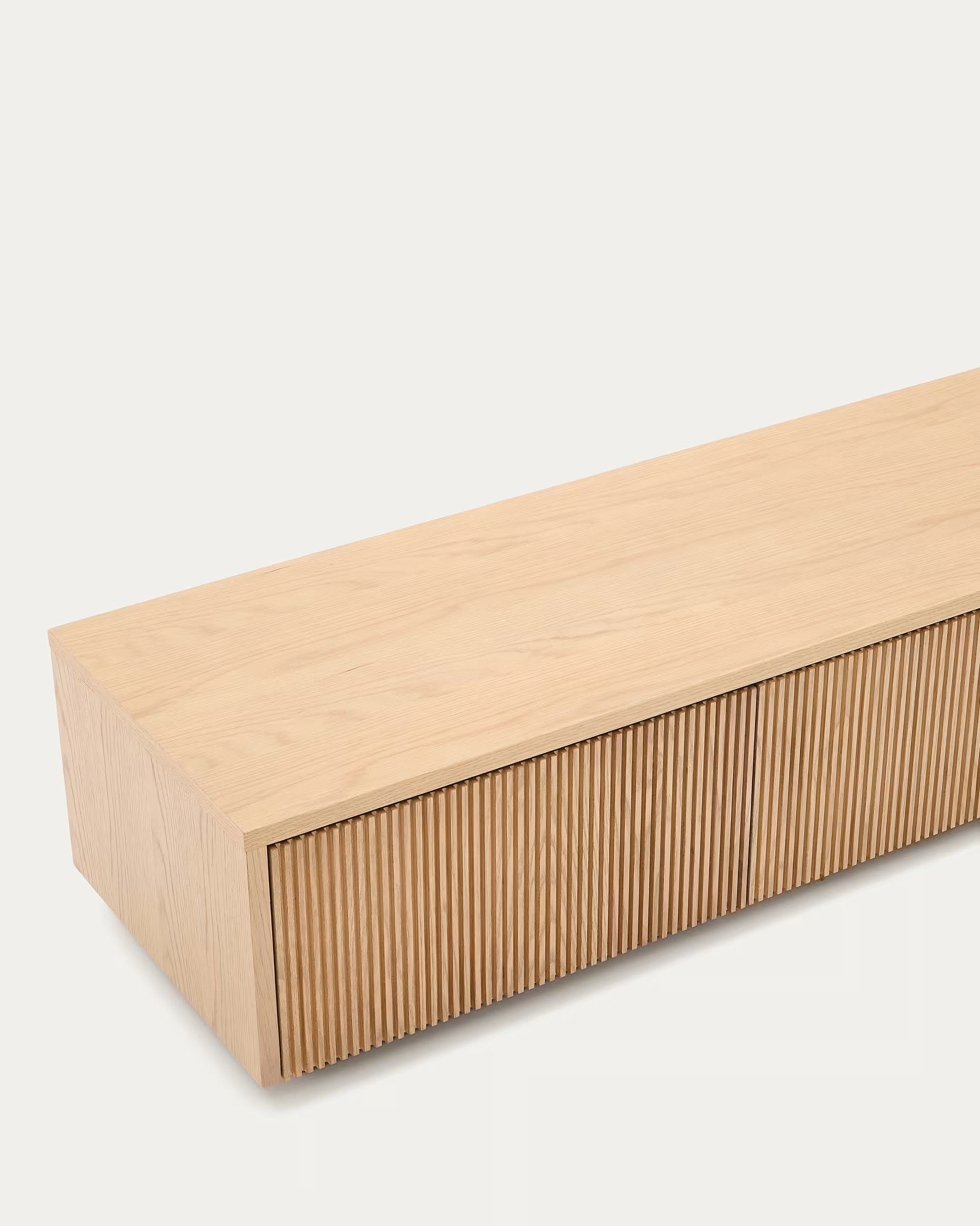 HELVINE TV cabinet oak veneer