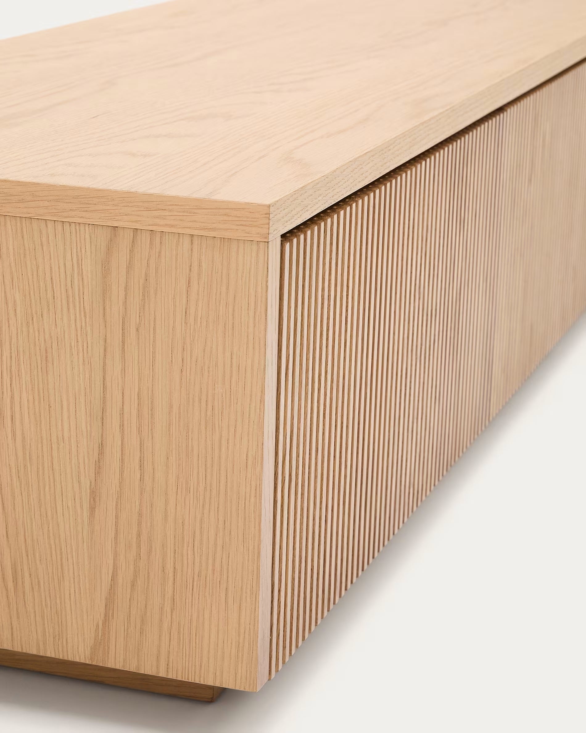 HELVINE TV cabinet oak veneer