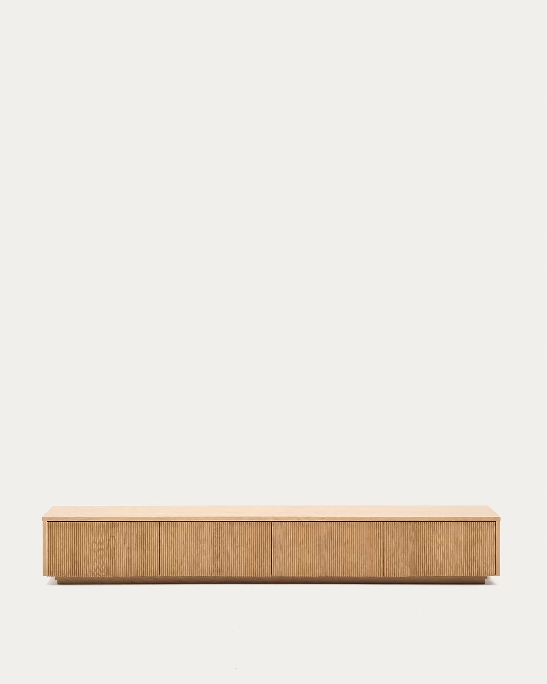 HELVINE TV cabinet oak veneer