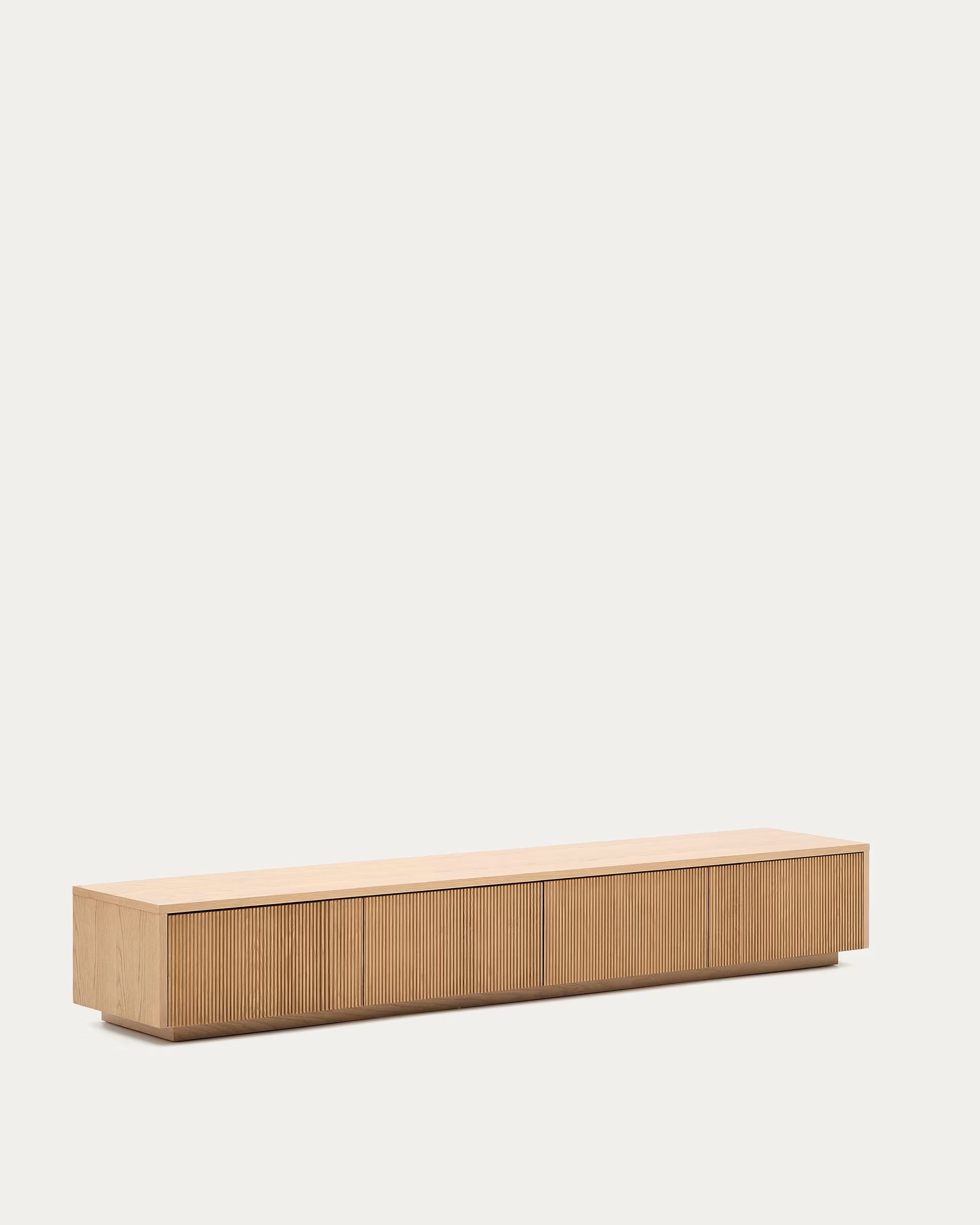 HELVINE TV cabinet oak veneer