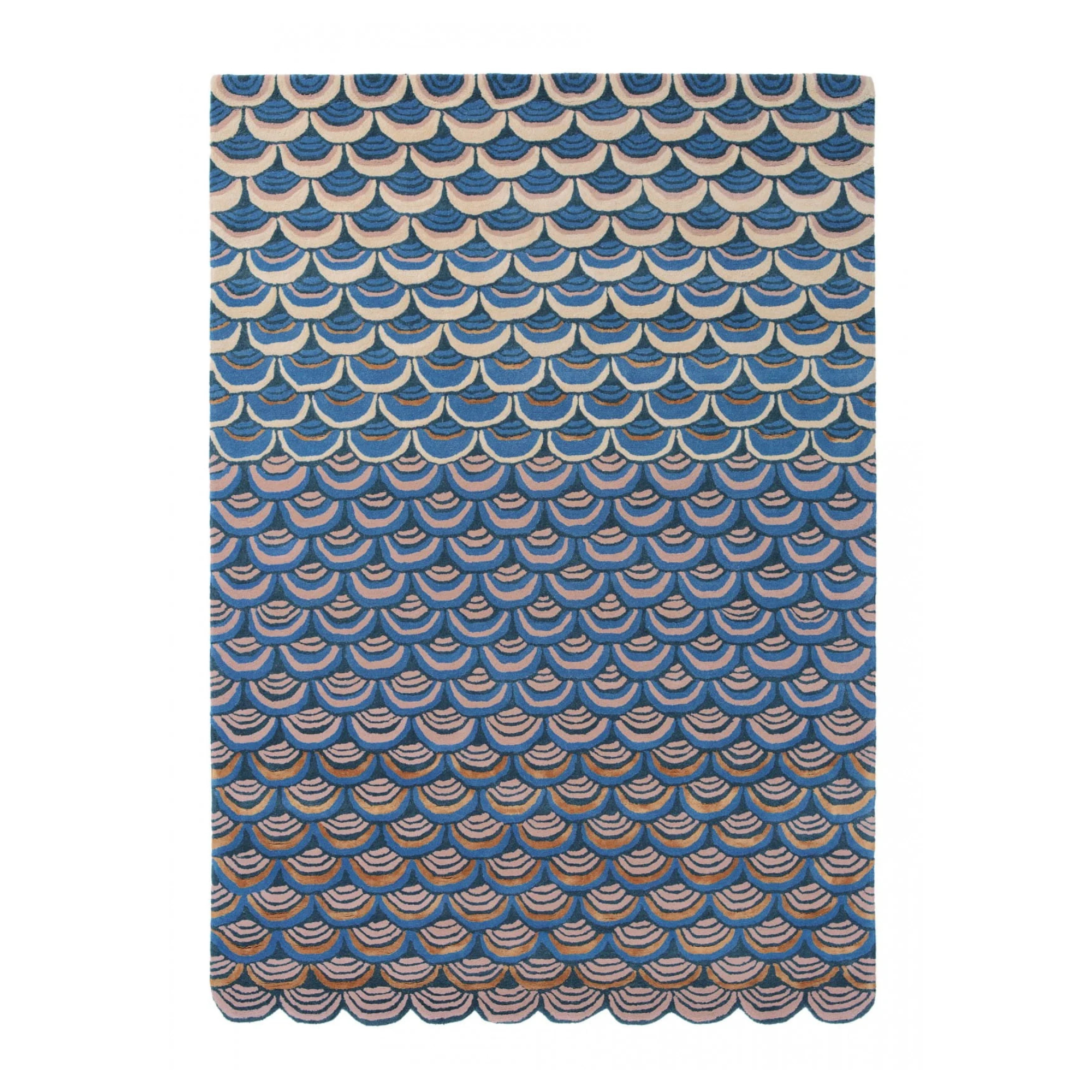 Masquerade blue rug