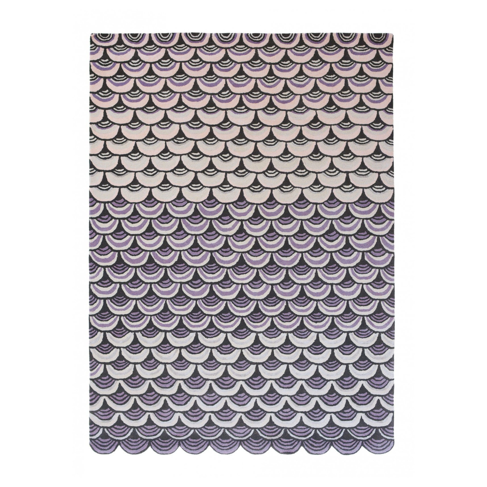 Maskerade Pink-Grau-Teppich