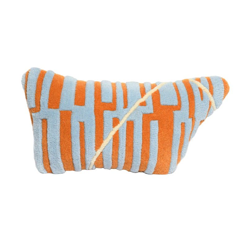 MAYA decorative pillow orange with blue