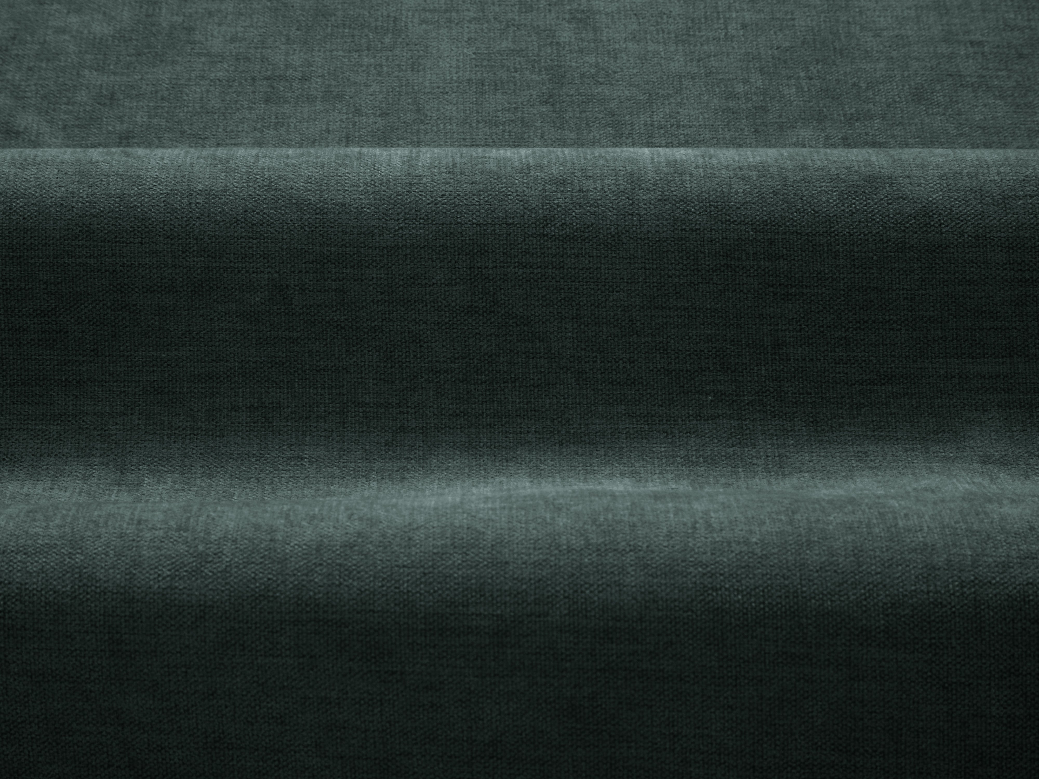 Right-hand corner sofa DAPHNE sea green chenille