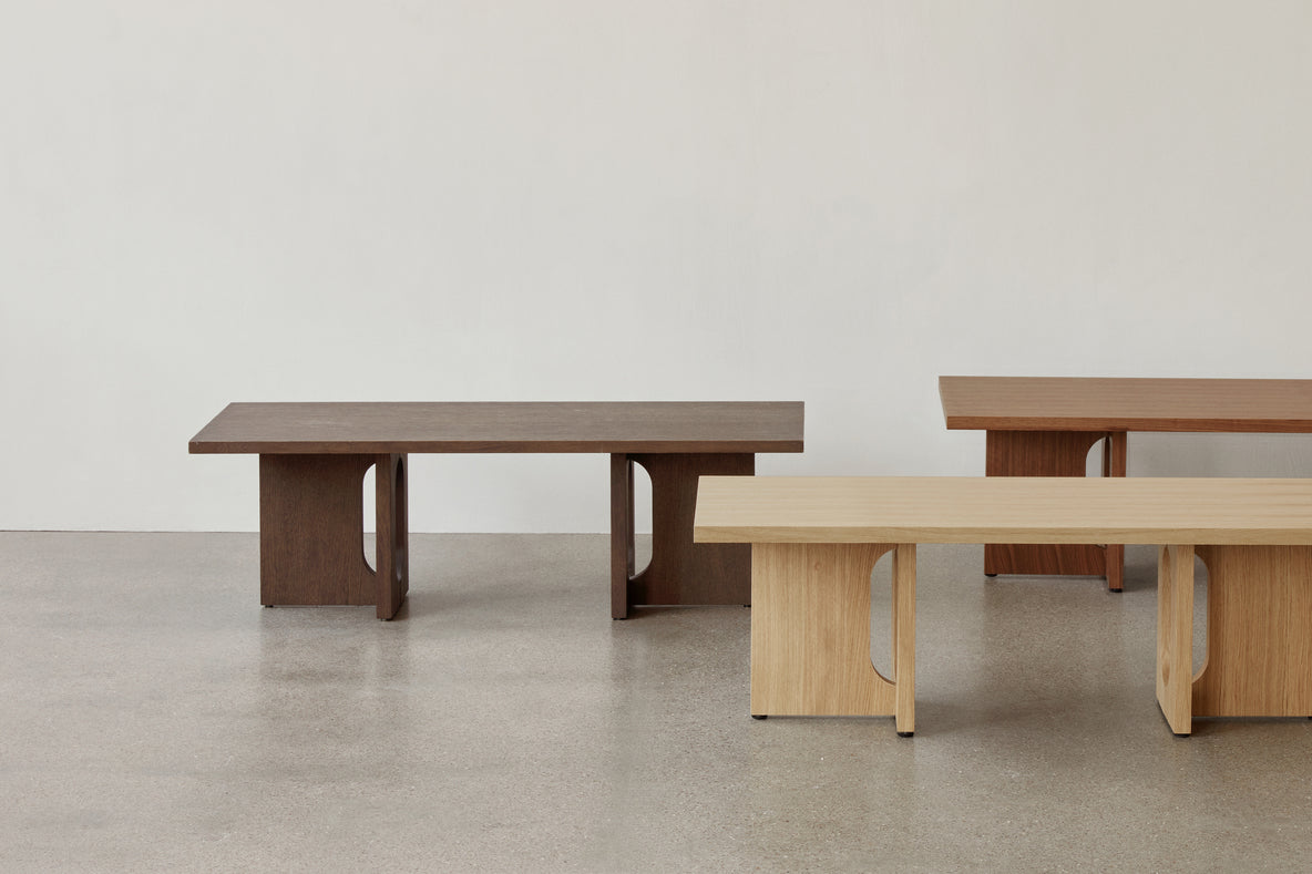 ANDROGYNE oak veneer coffee table