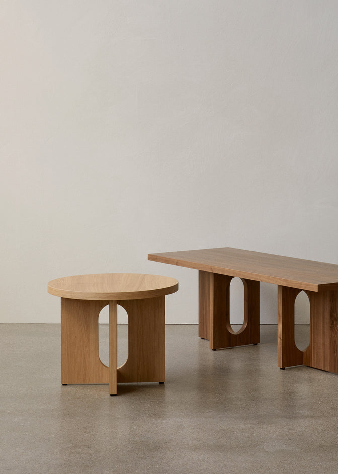 ANDROGYNE side table oak veneer