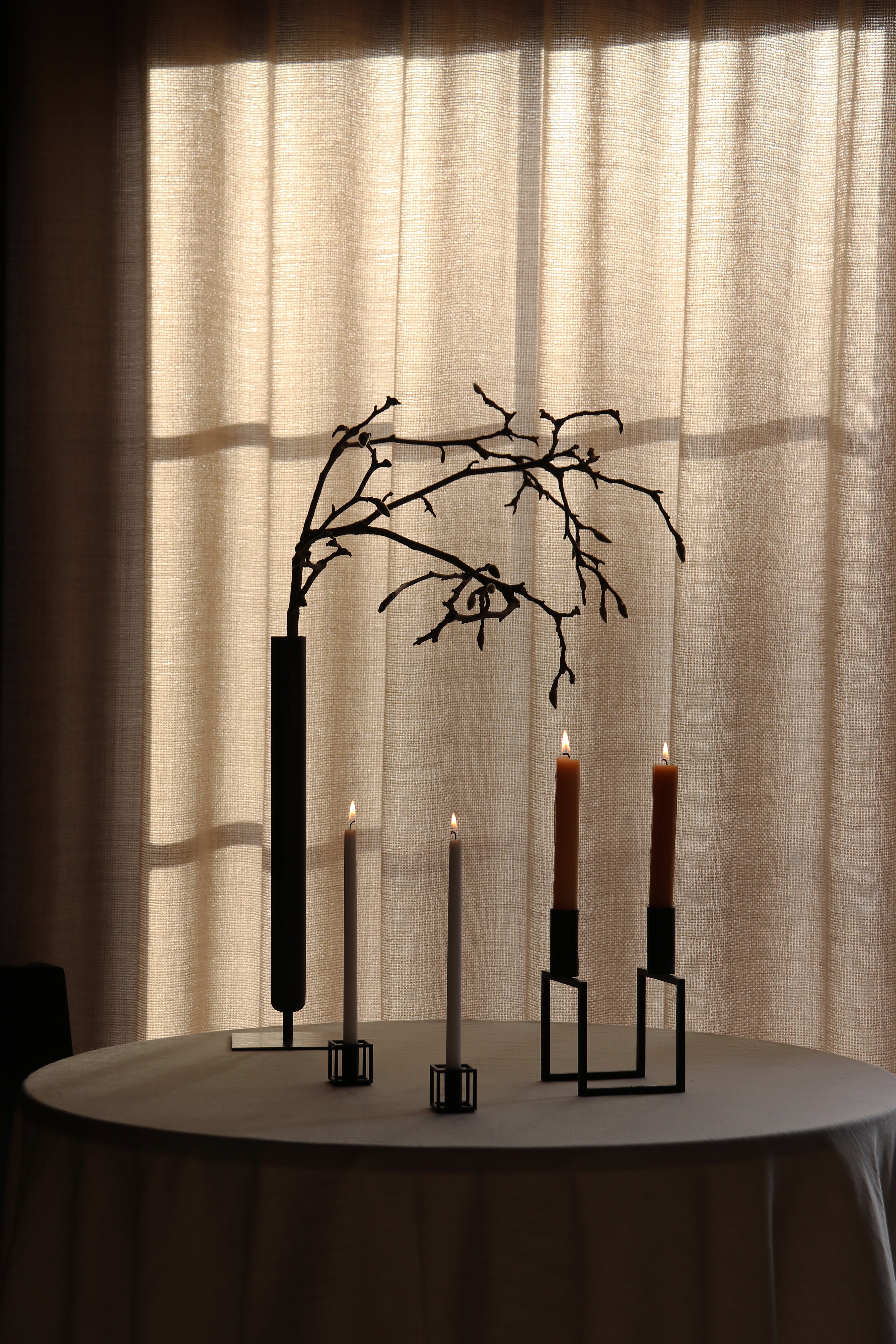 KUBUS LINE white candlestick