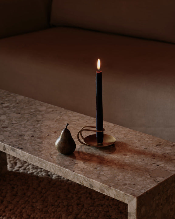 Couchtisch PLINTH BRIDGE schwarzer Marmor