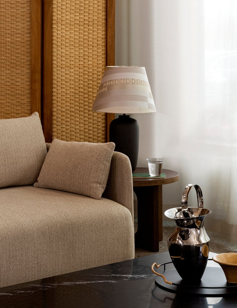 Couchtisch PLINTH GRAND brauner Marmor