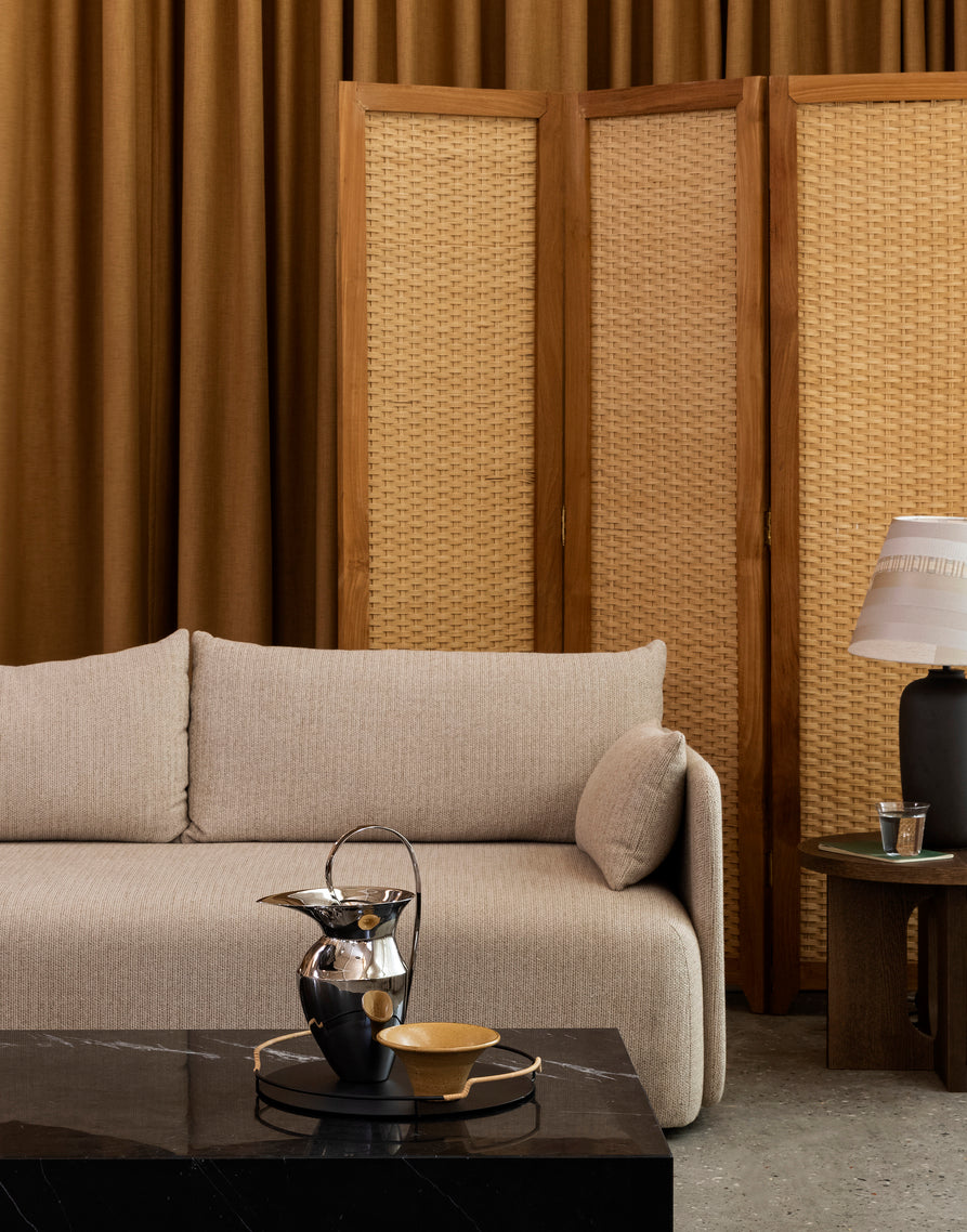 Couchtisch PLINTH GRAND brauner Marmor