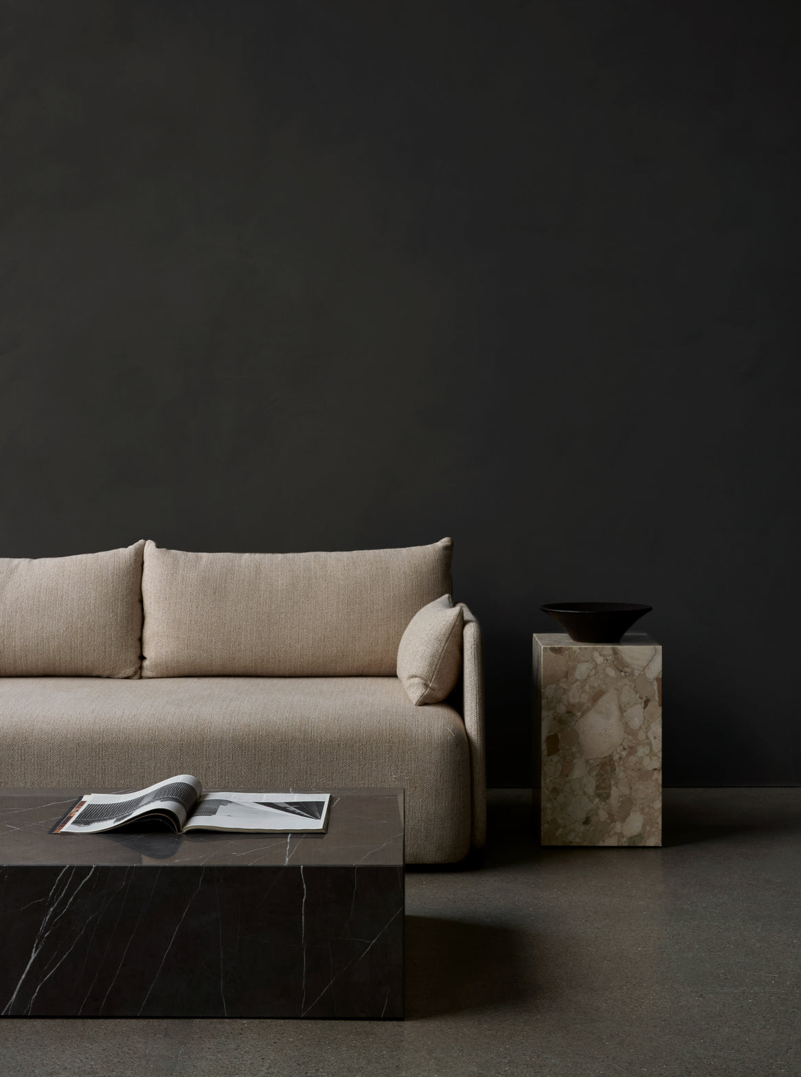 Sofa 3-sitzig OFFSET senfgelb