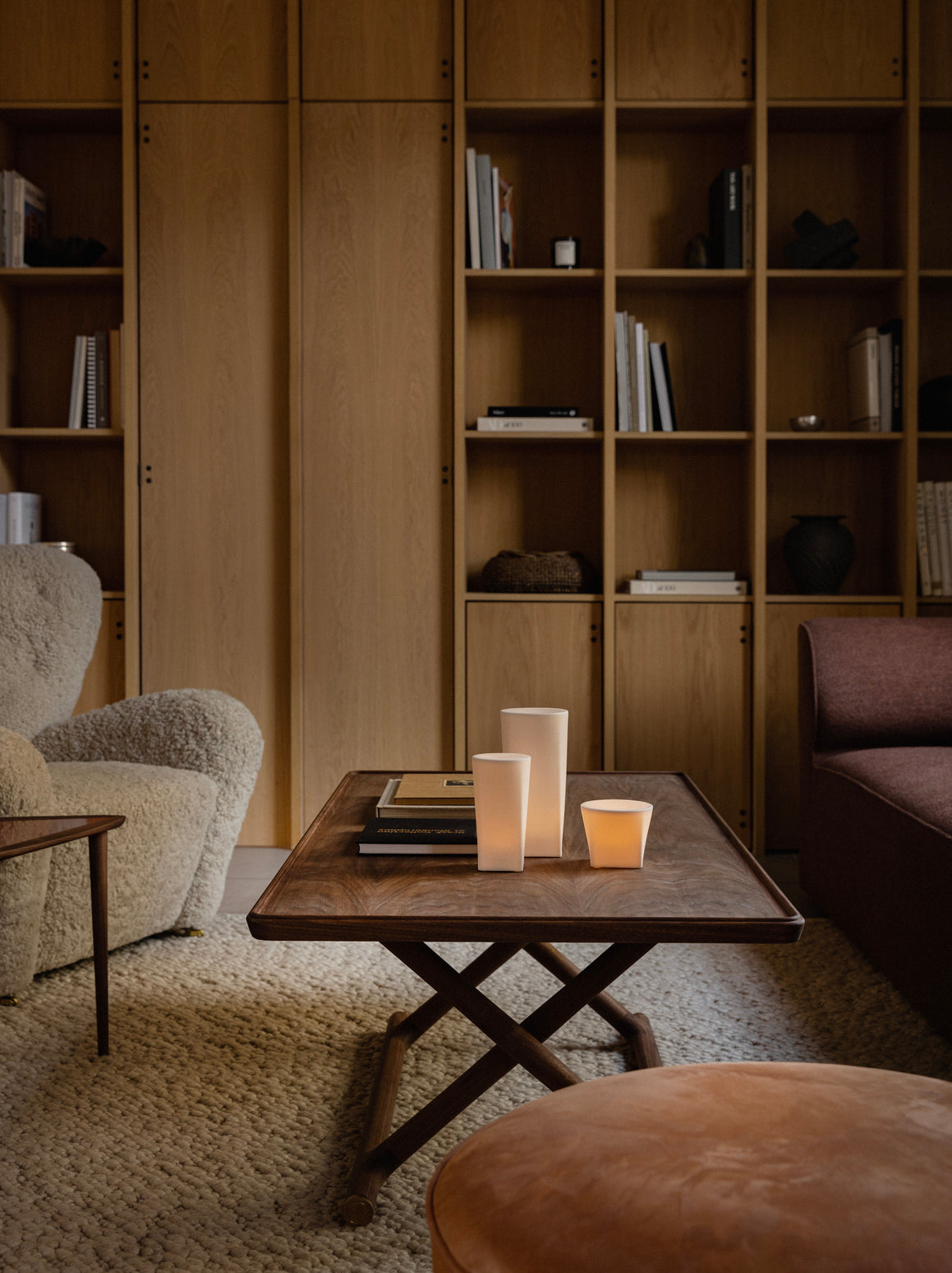 Couchtisch JÄGER Nussbaumholz
